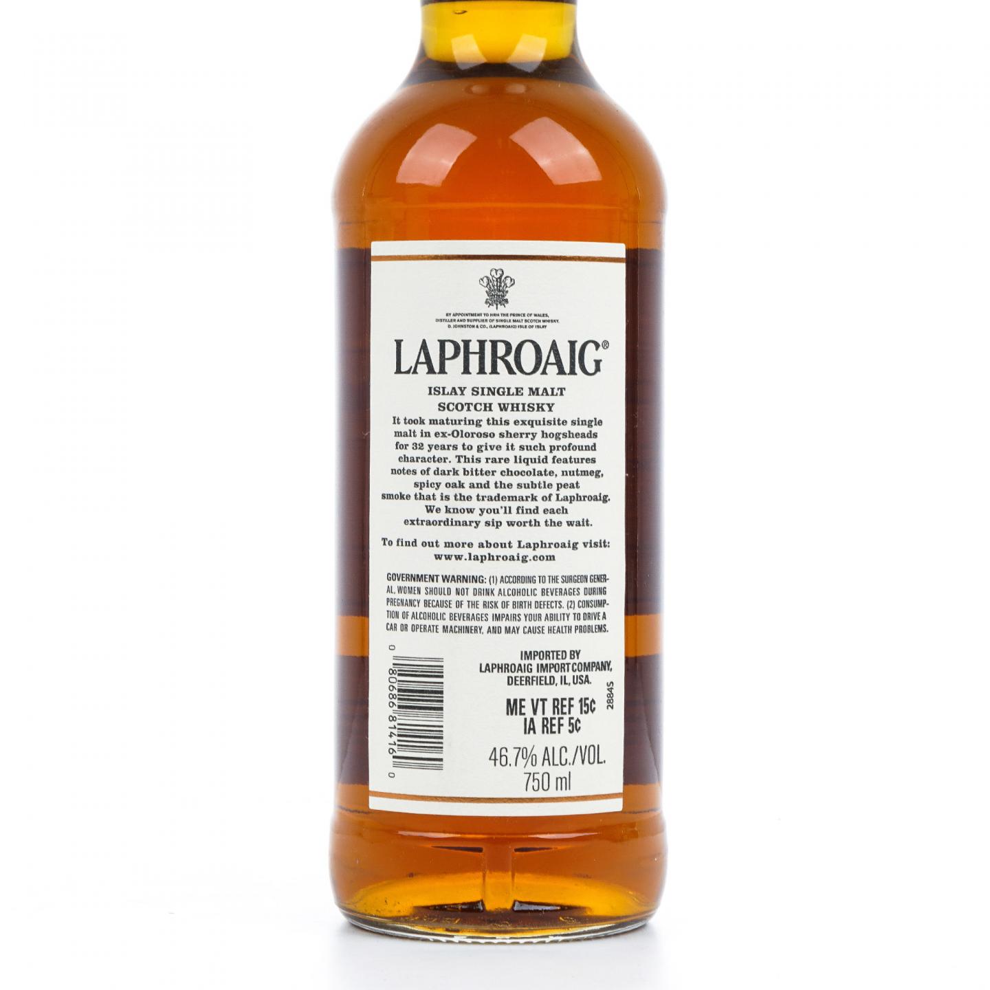 Laphroaig 拉弗格 32年 2015 桶强 46.7%