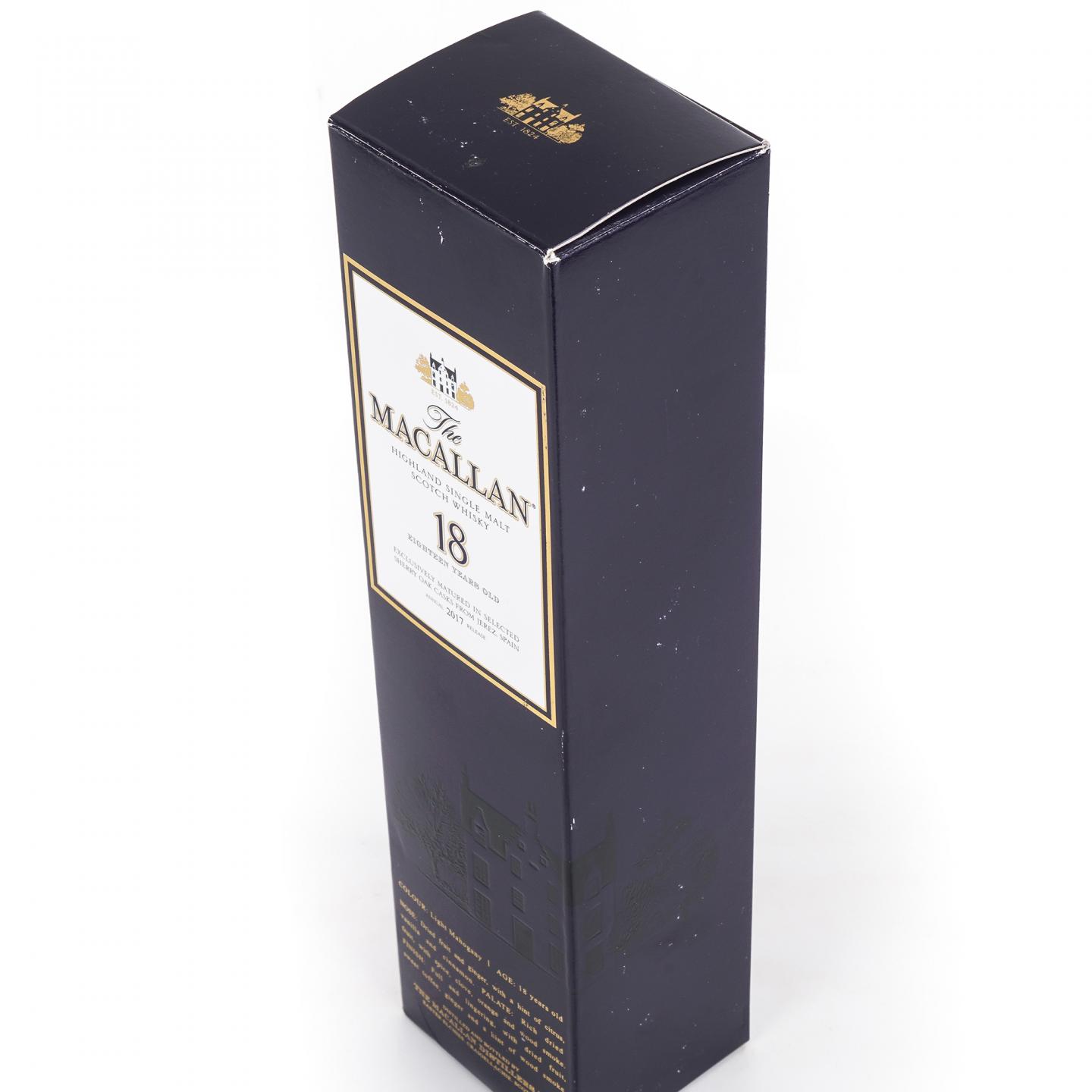 Macallan 麦卡伦 18年 2017 雪莉桶 700ml