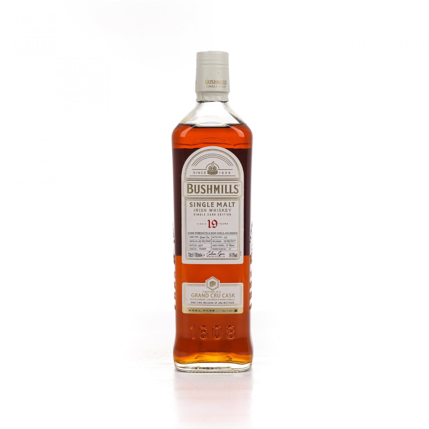 Bushmills 布什米尔 19年 2002-2021 单桶#100050 行货