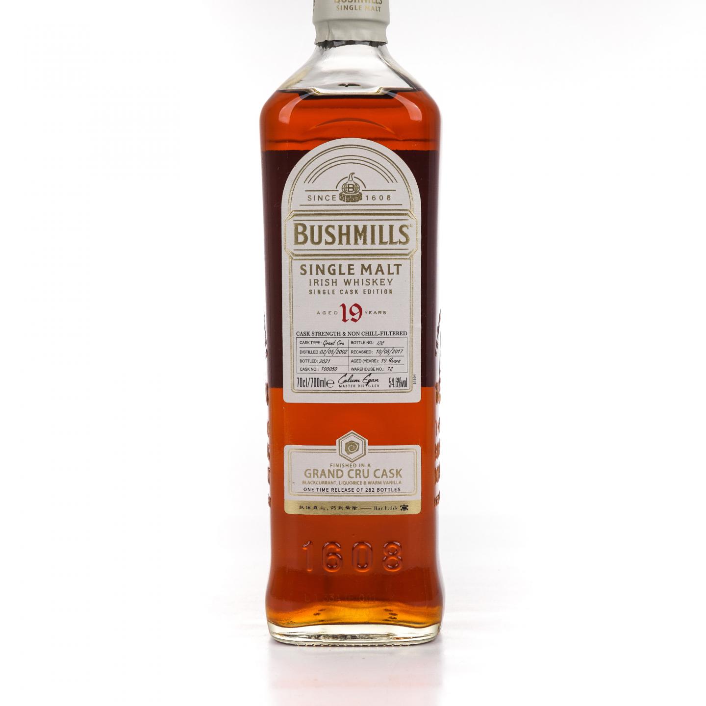 Bushmills 布什米尔 19年 2002-2021 单桶#100050 行货