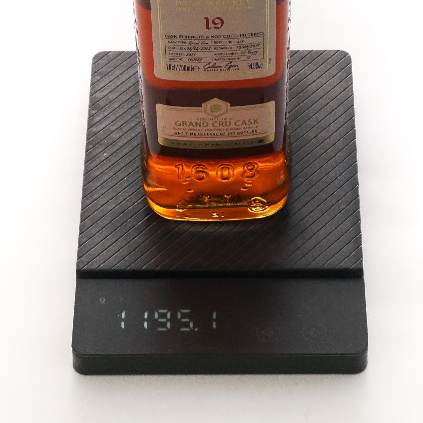 Bushmills 布什米尔 19年 2002-2021 单桶#100050 行货