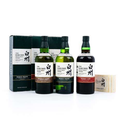 白州 波本桶/重泥煤/雪莉桶 3支组