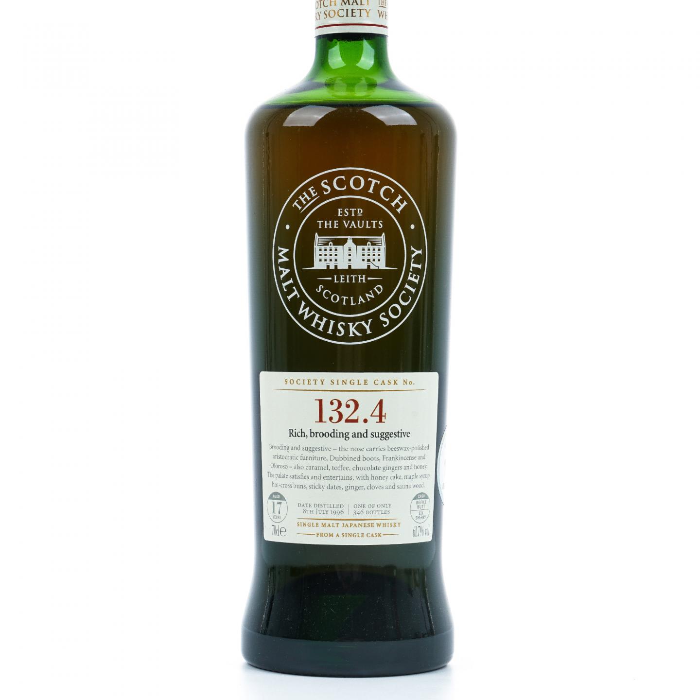 SMWS 132.4 轻井泽 17年 1996 雪莉桶
