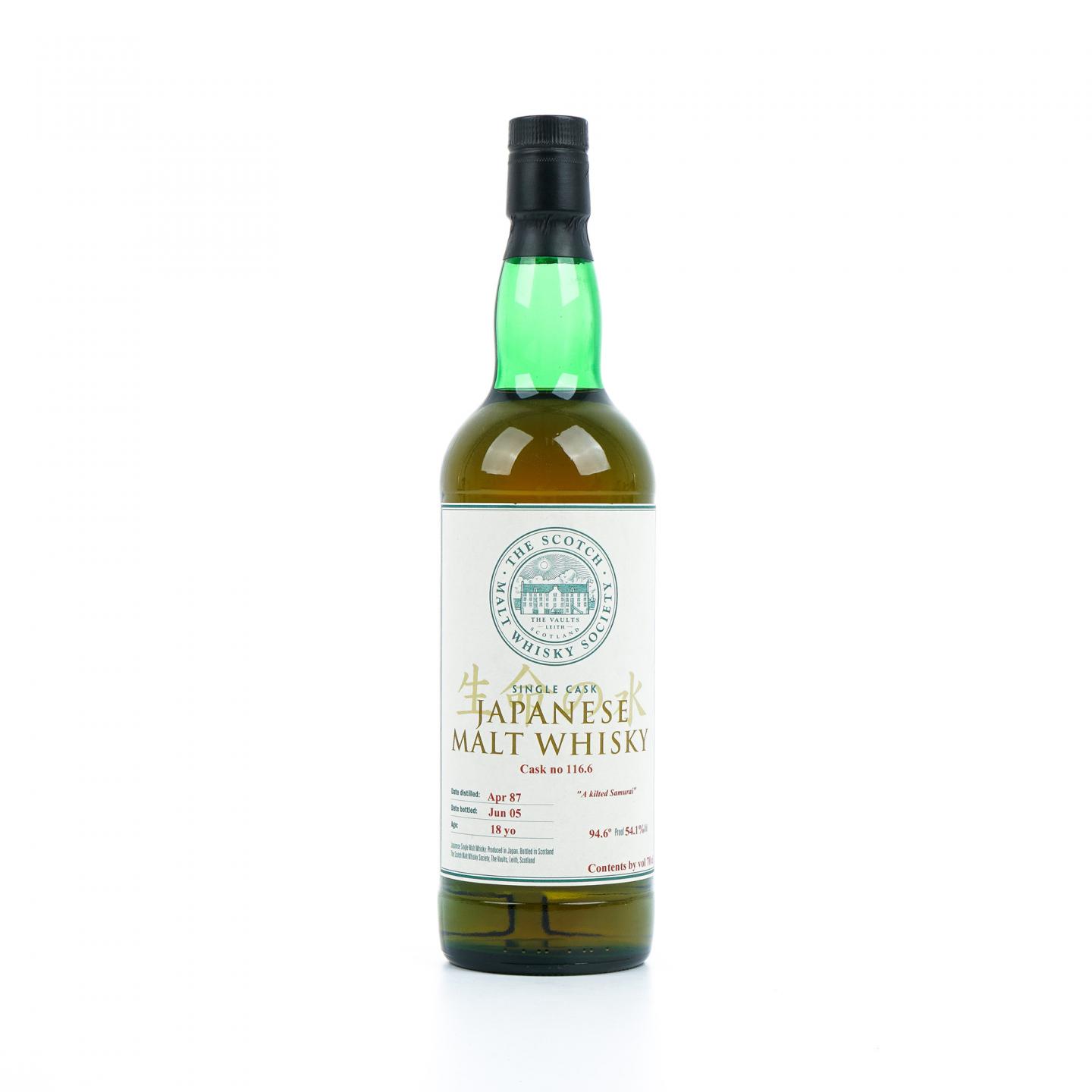 SMWS 116.6 余市 18年 1987-2005 生命之水