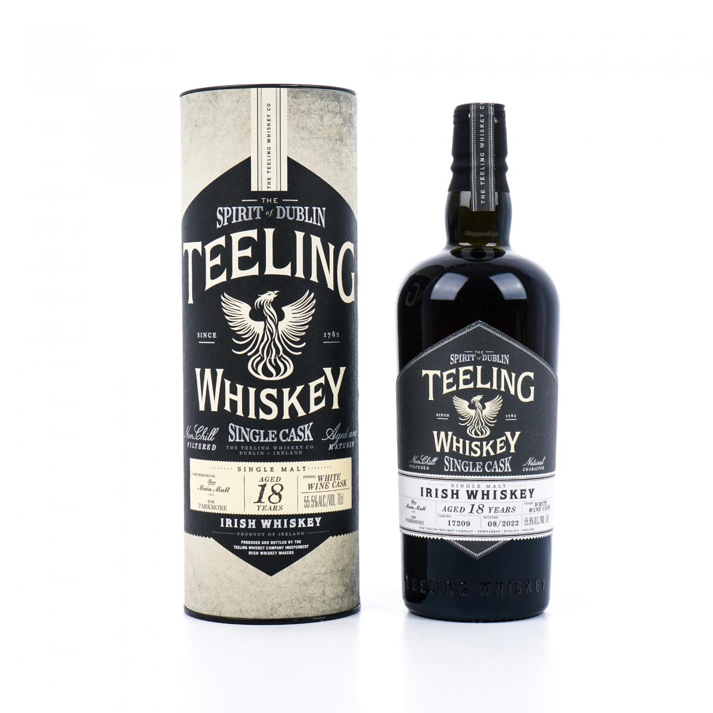 Teeling 帝霖 18年 2022 单桶#17209 白葡萄酒桶后熟
