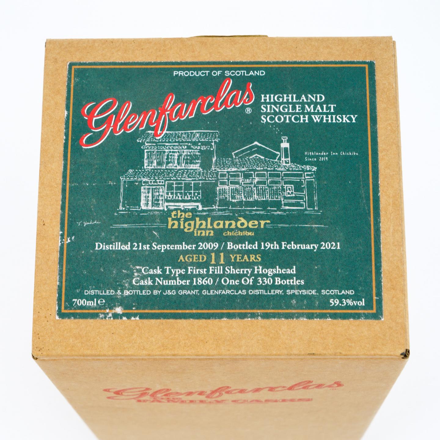 Glenfarclas 格兰花格 11年 2009-2021 雪莉桶#1860
