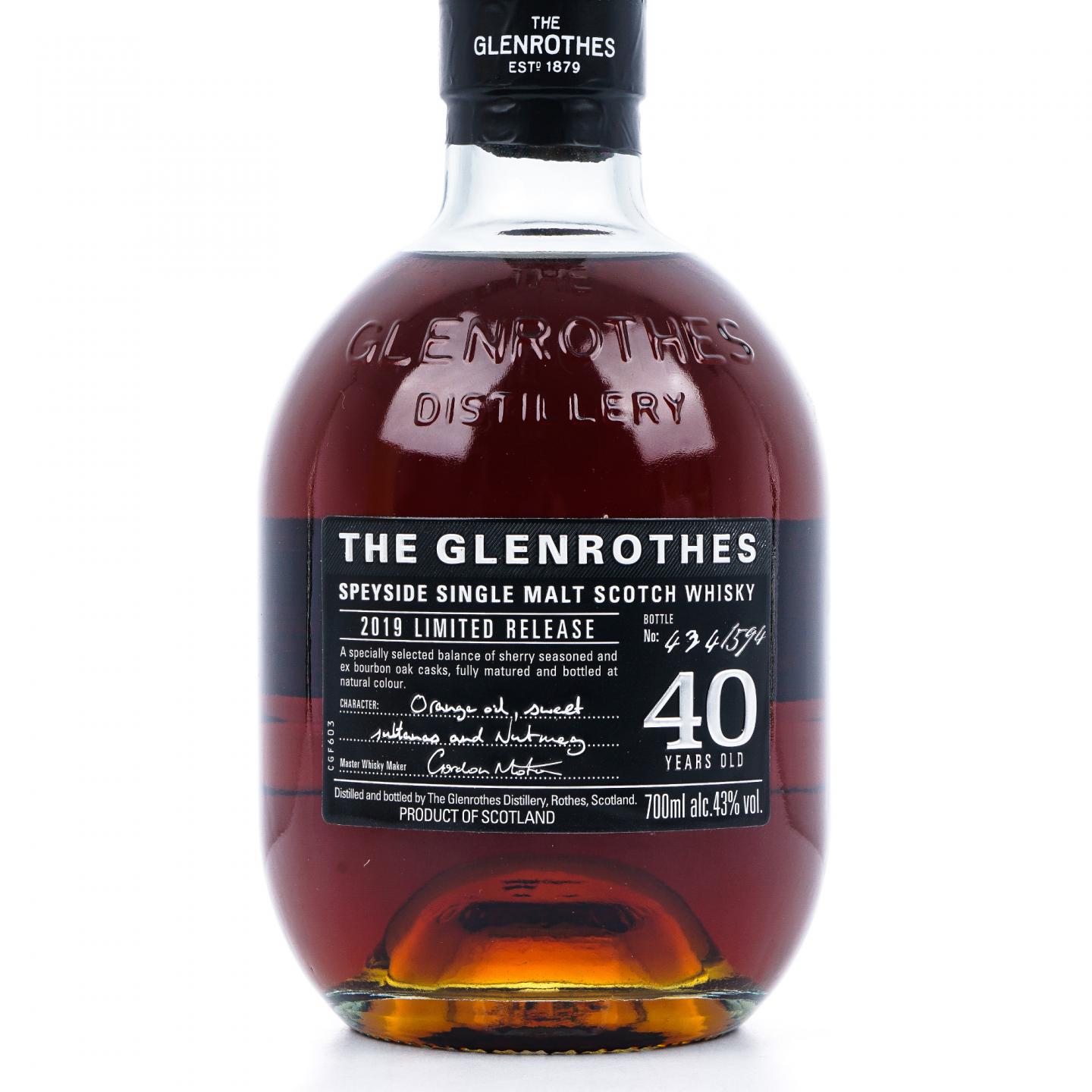 Glenrothes 格兰路思 40年 2019