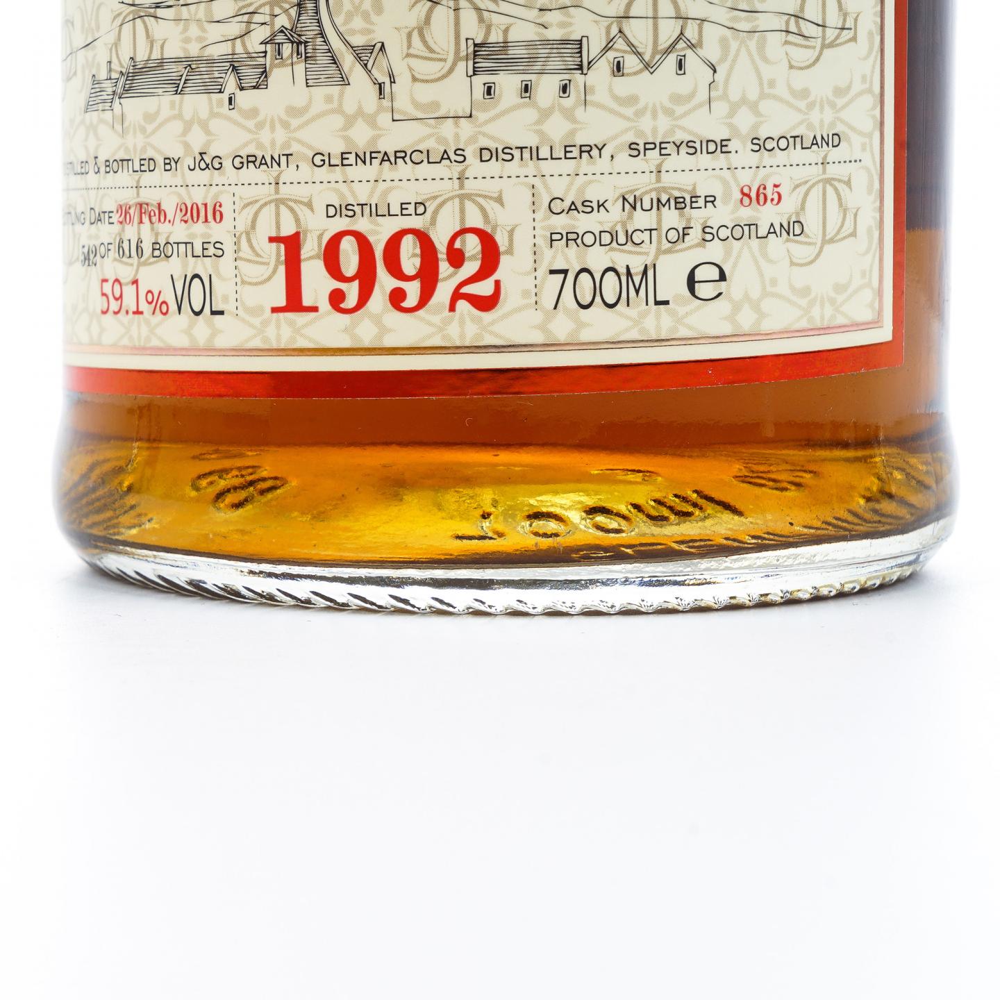 Glenfarclas 格兰花格 1992-2016 单桶桶强#865