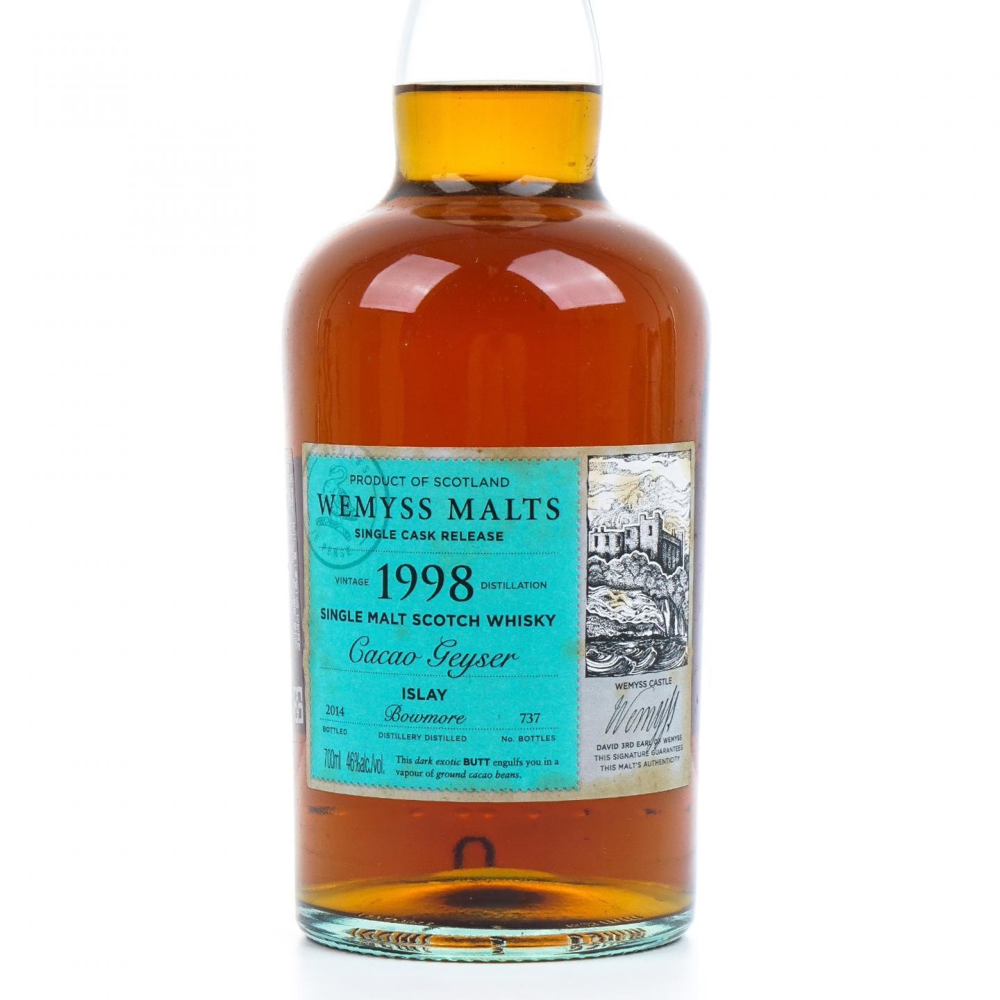 Bowmore 波摩 1998-2014 雪莉单桶 Wemyss Malts