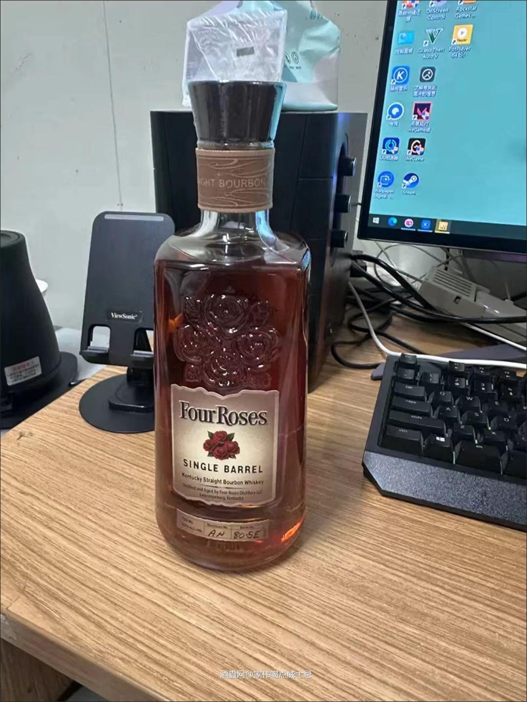 好看的波本四玫瑰