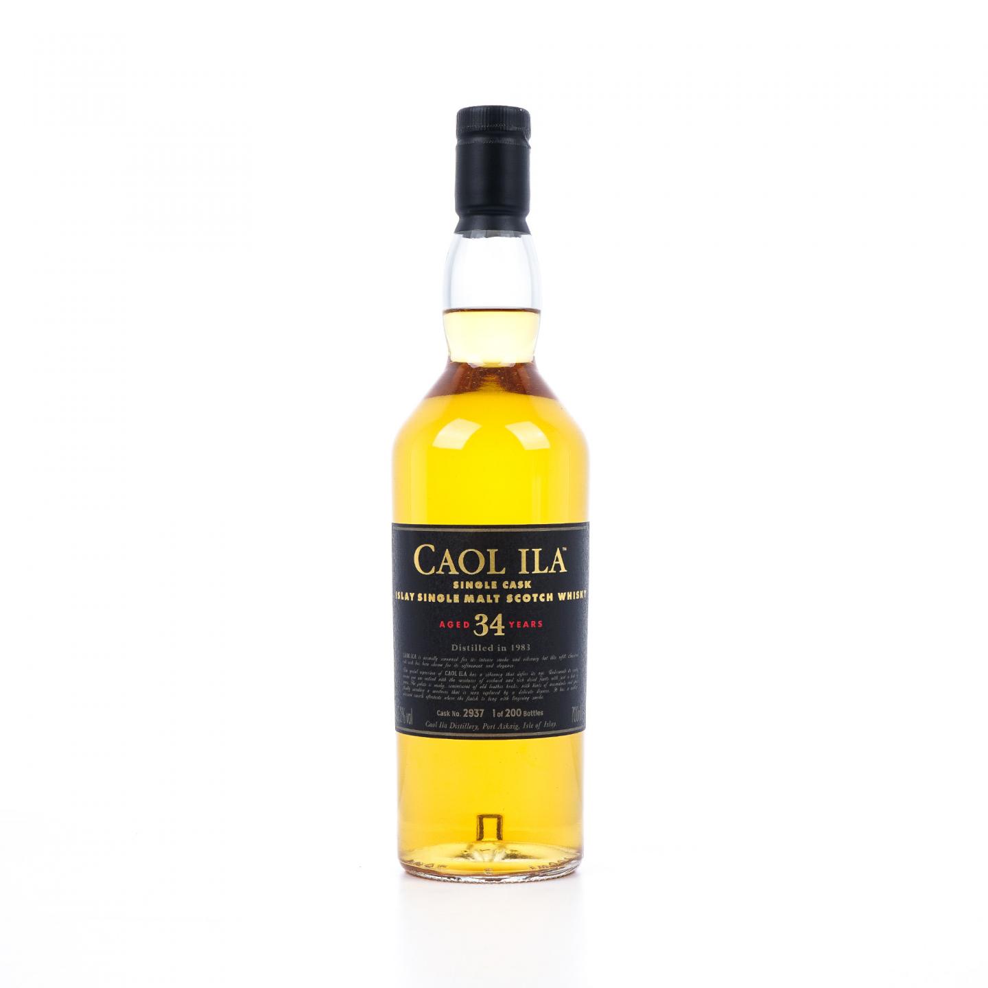 Caol Ila 卡尔里拉 34年 1983 单桶#2937 700ml
