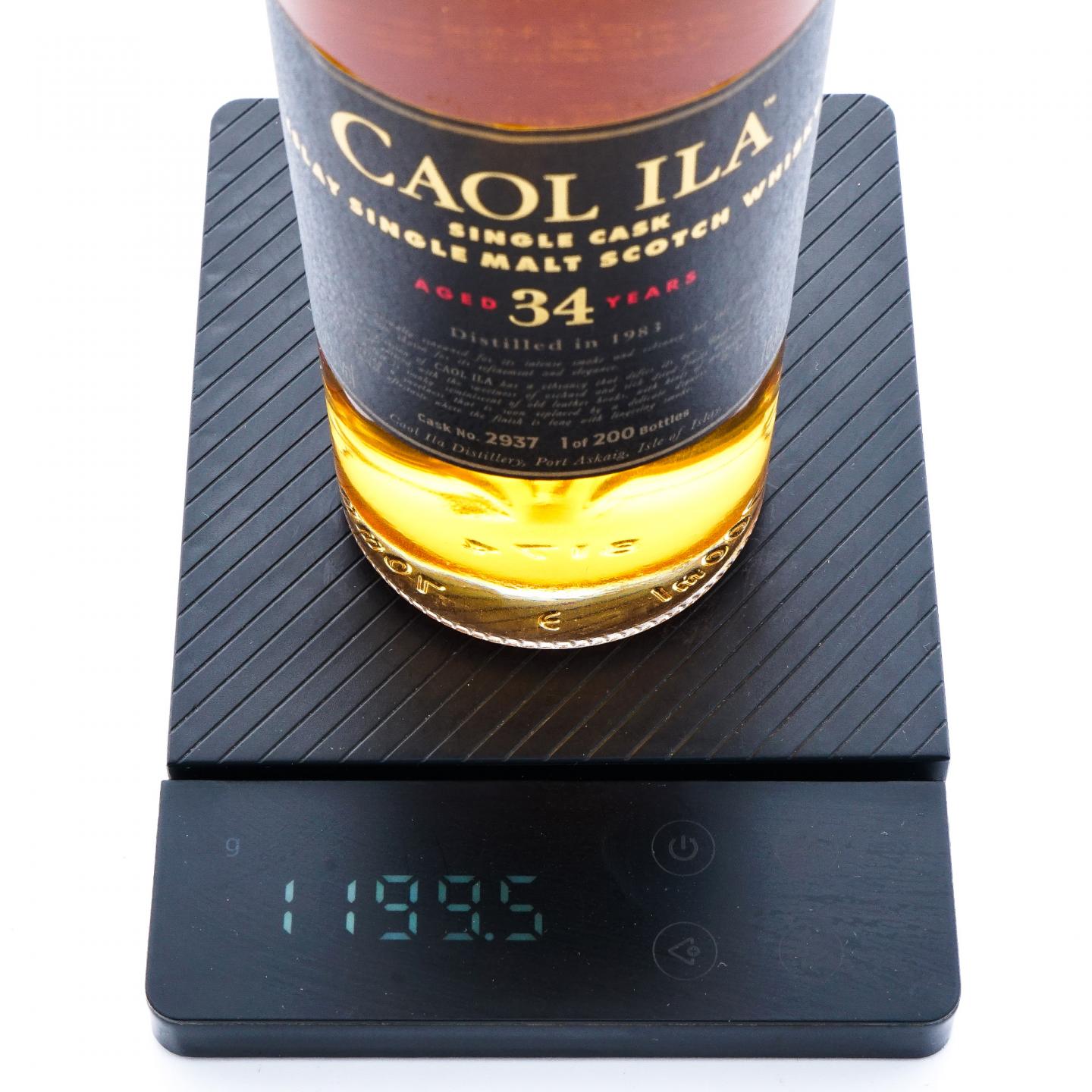 Caol Ila 卡尔里拉 34年 1983 单桶#2937 700ml