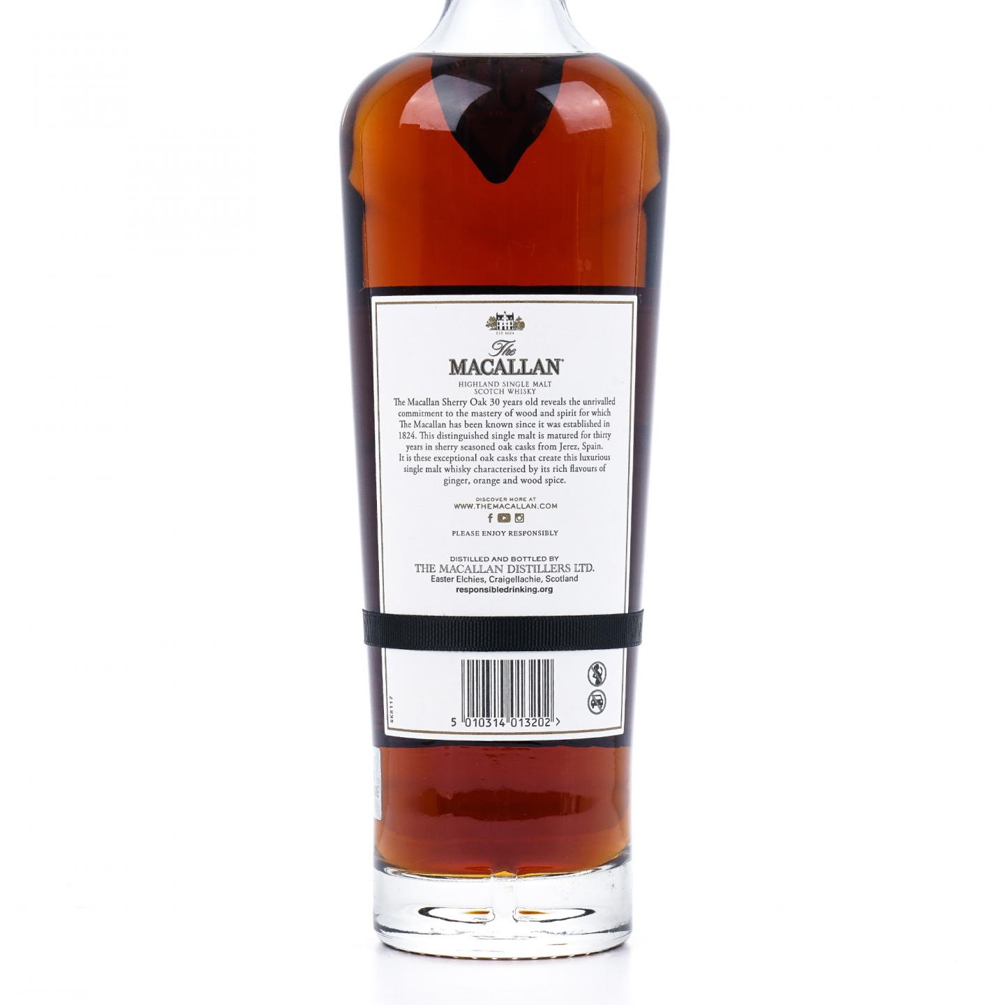 【附X光图】Macallan 麦卡伦 30年 2024 雪莉桶 黑腰带 非原盒