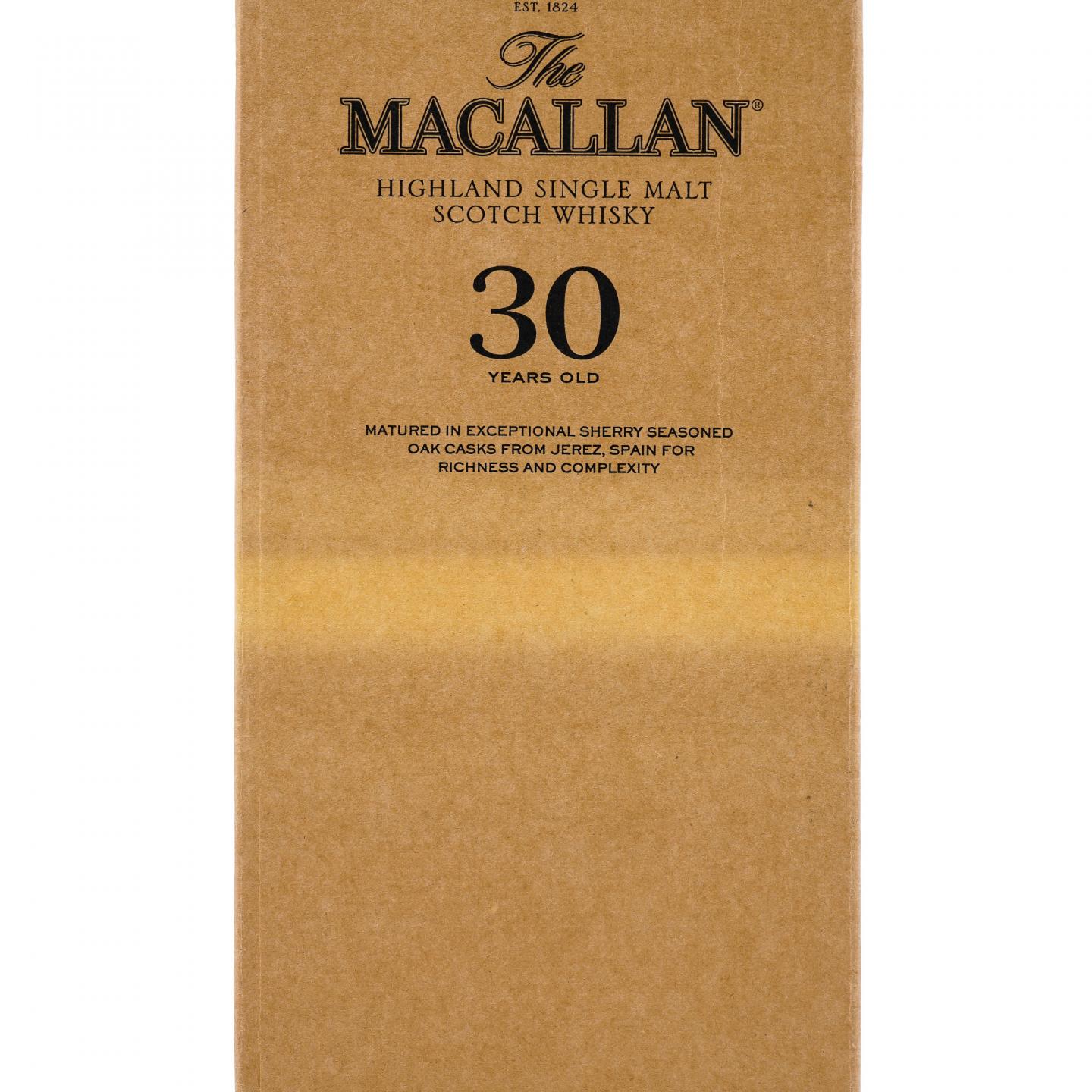 【附X光图】Macallan 麦卡伦 30年 2024 雪莉桶 黑腰带 非原盒