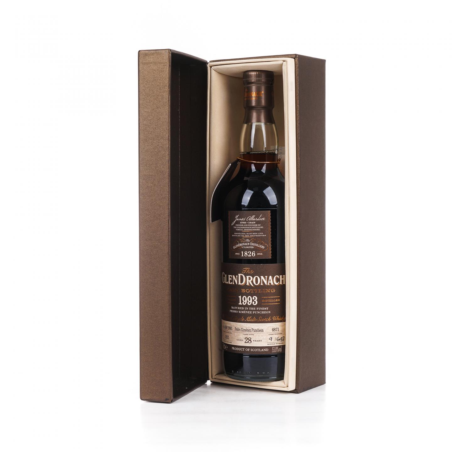 Glendronach 格兰多纳 28年 1993-2021 雪莉桶#6871