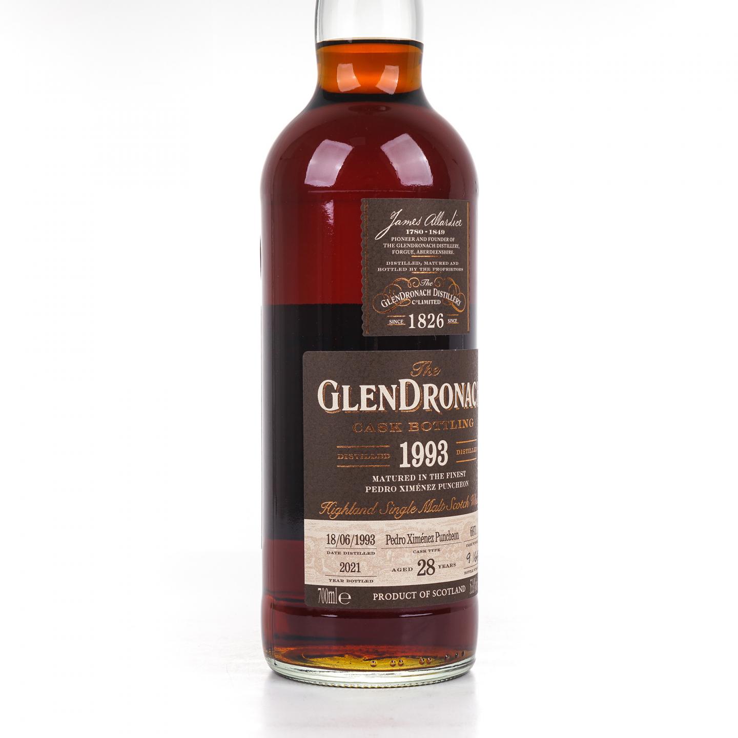 Glendronach 格兰多纳 28年 1993-2021 雪莉桶#6871