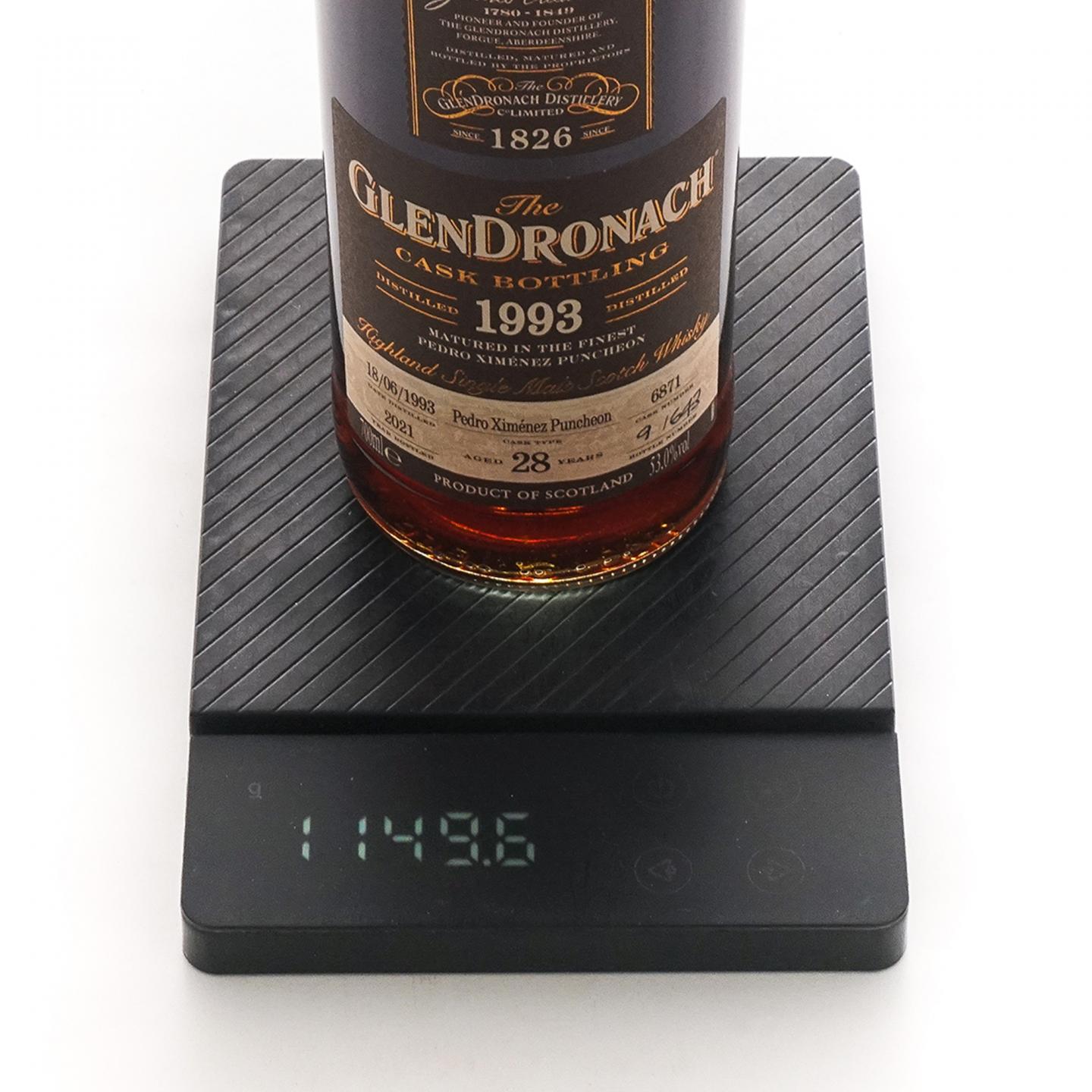 Glendronach 格兰多纳 28年 1993-2021 雪莉桶#6871