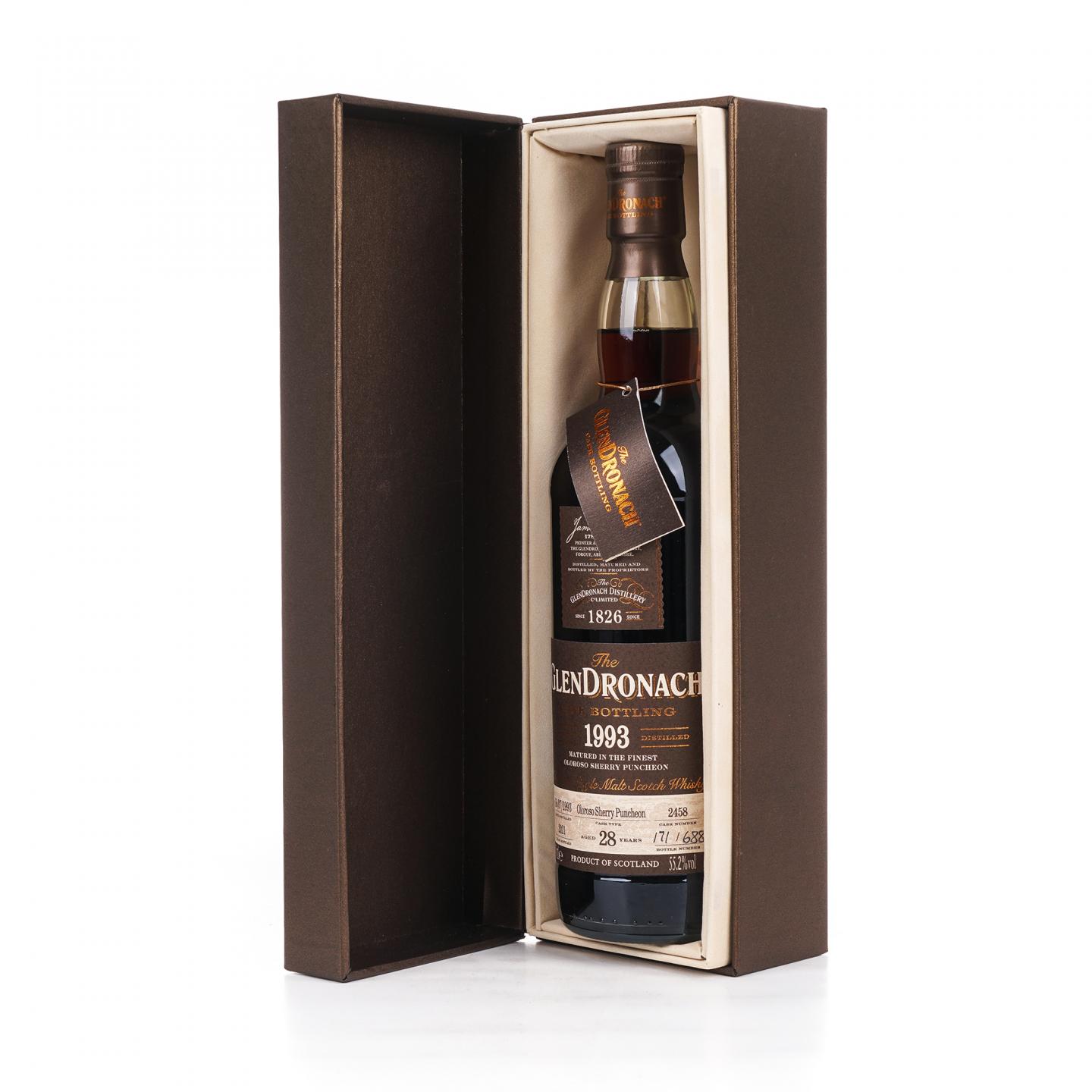 Glendronach 格兰多纳 28年 1993-2021 雪莉桶#2458