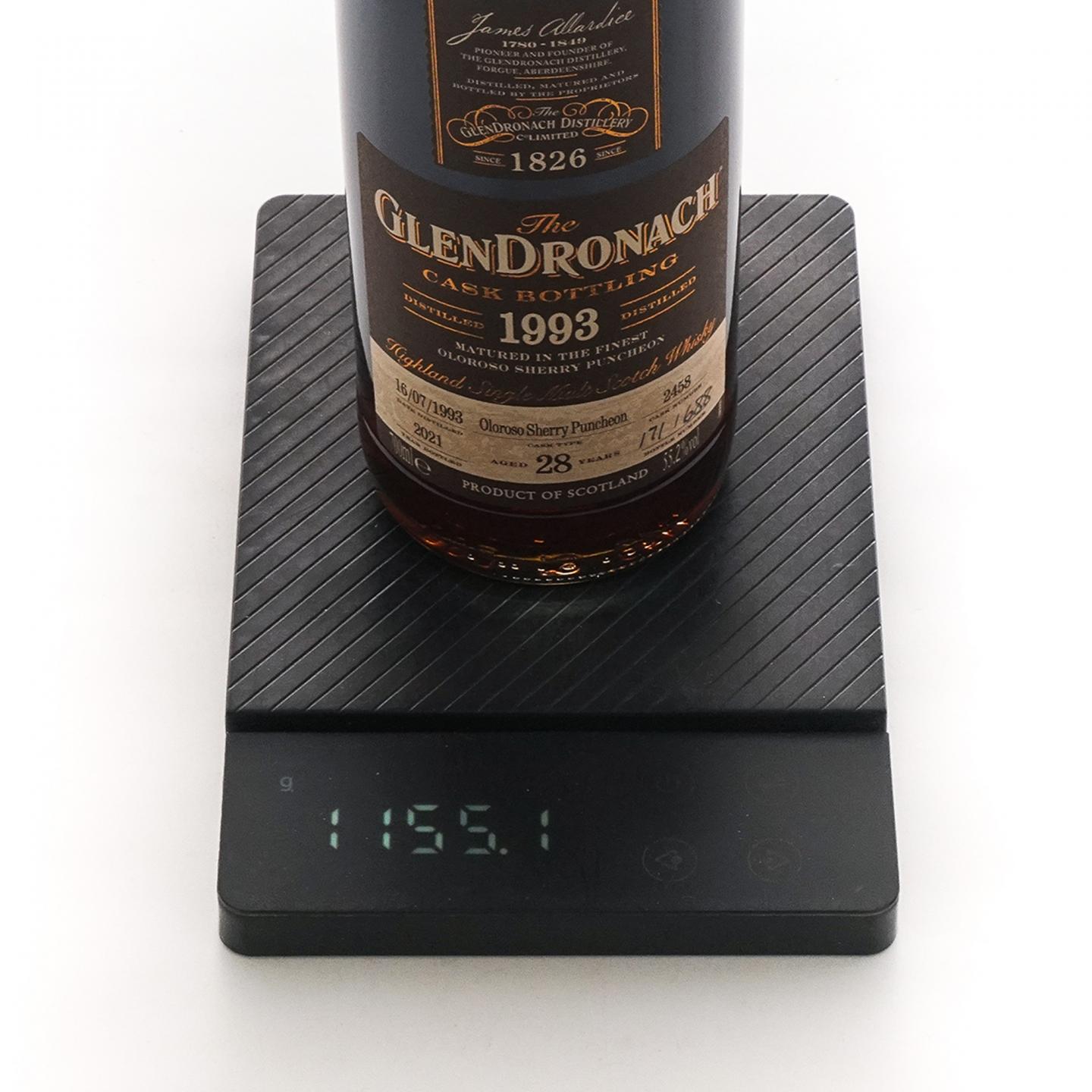Glendronach 格兰多纳 28年 1993-2021 雪莉桶#2458