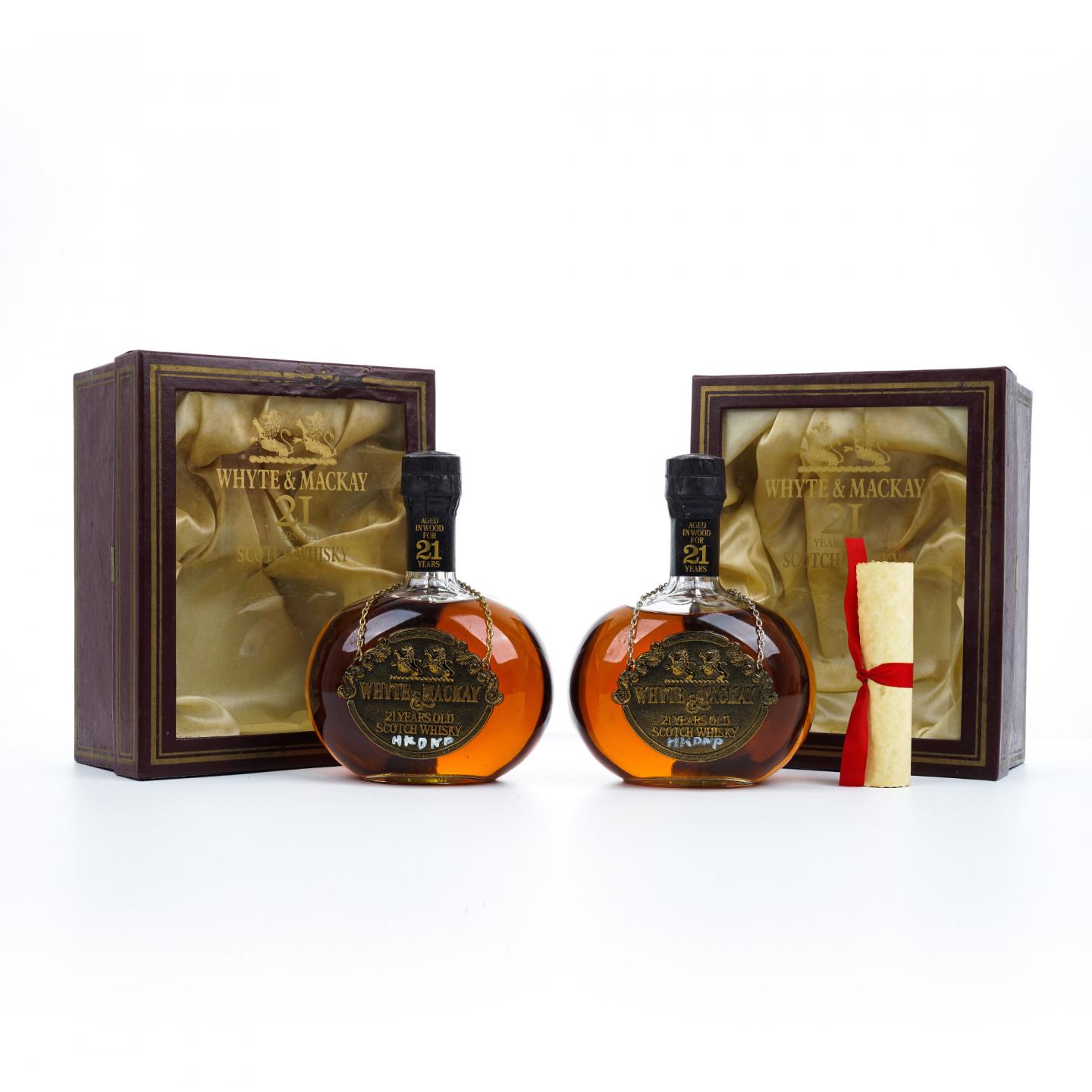 Whyte & Mackay 21年 调和威士忌 750ml*2瓶组