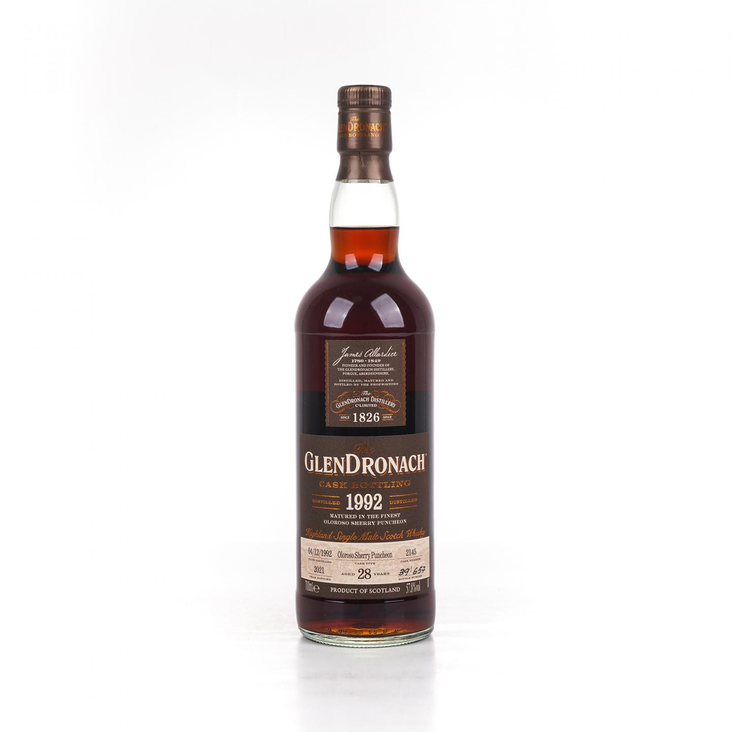 Glendronach 格兰多纳 28年 1992-2021 雪莉桶#2145