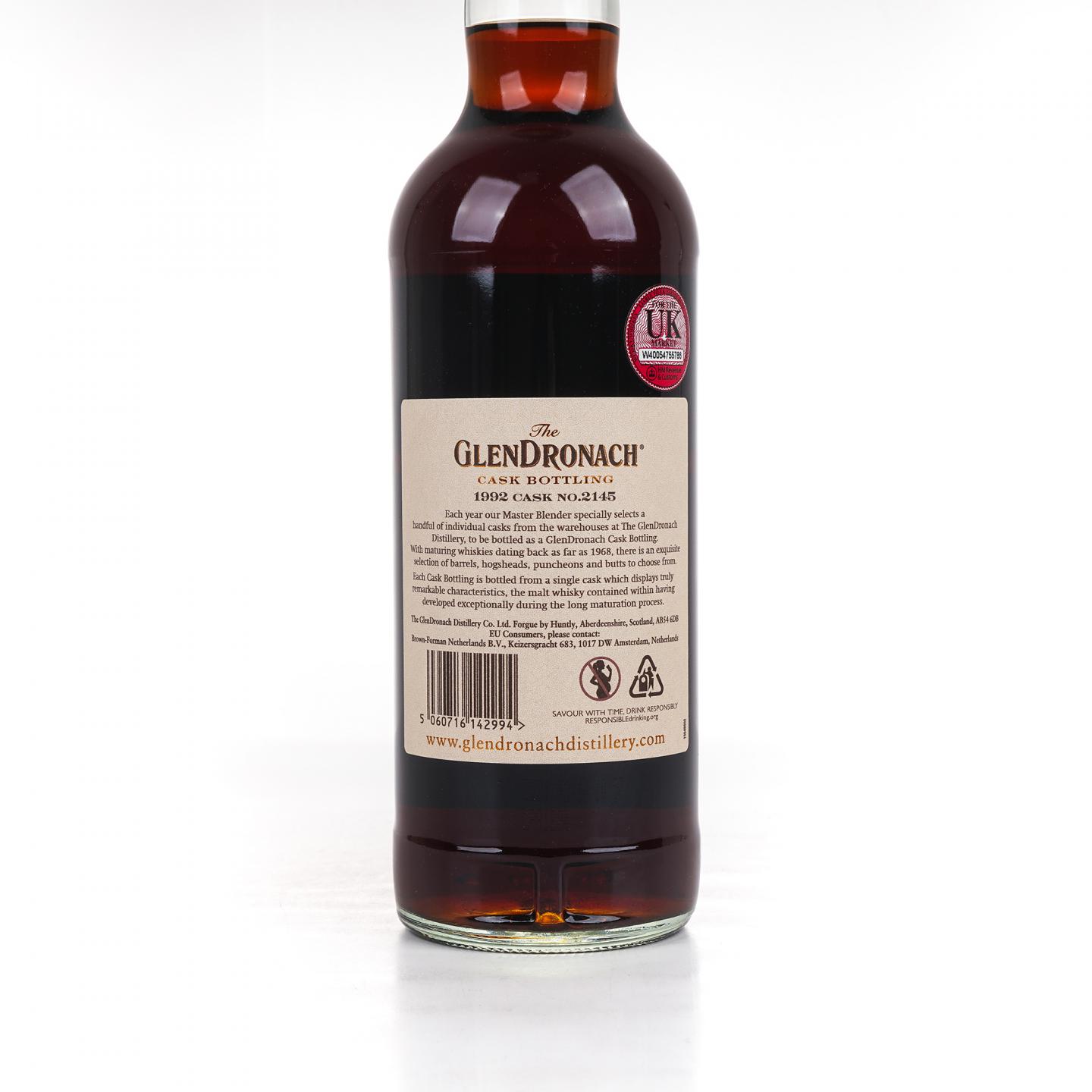 Glendronach 格兰多纳 28年 1992-2021 雪莉桶#2145