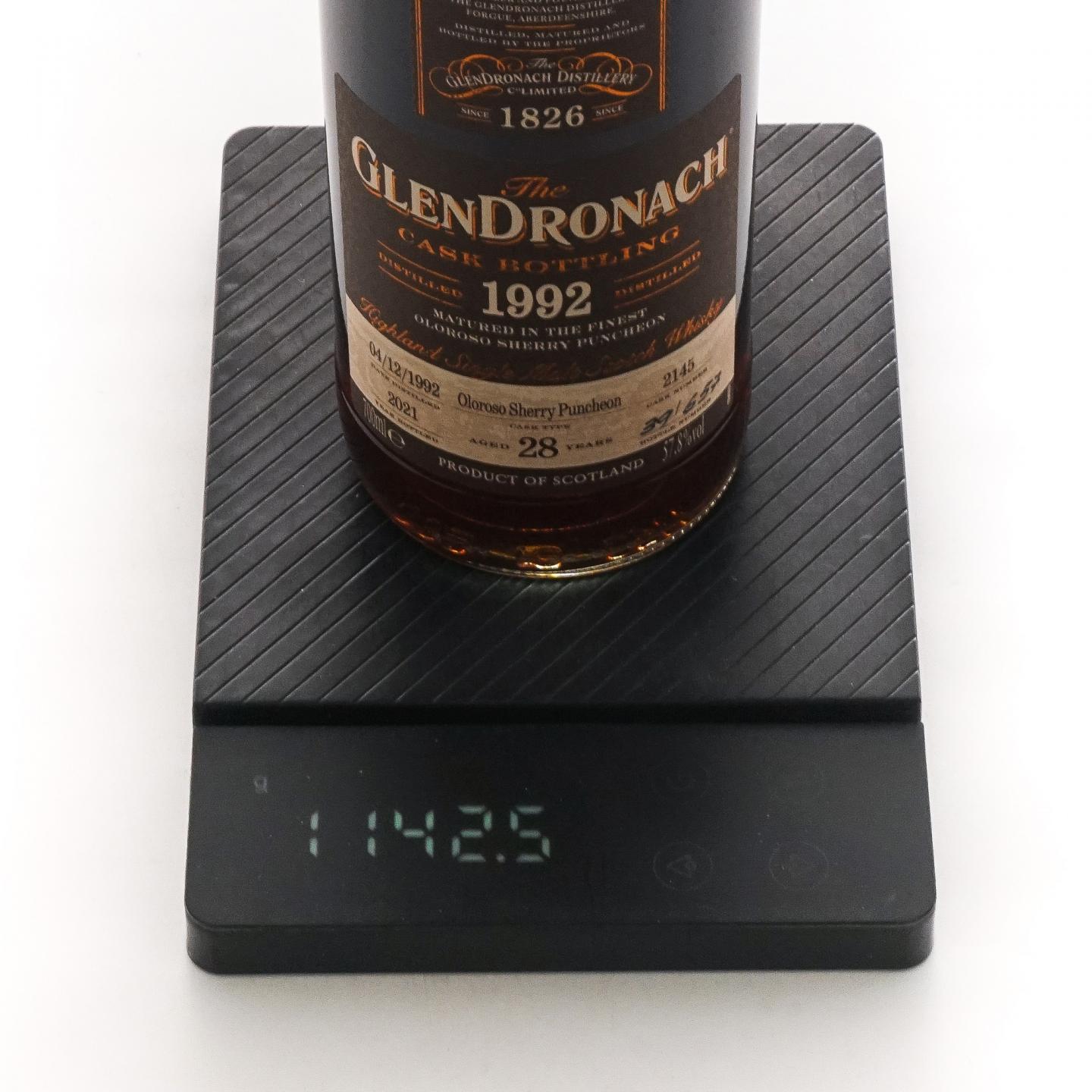 Glendronach 格兰多纳 28年 1992-2021 雪莉桶#2145