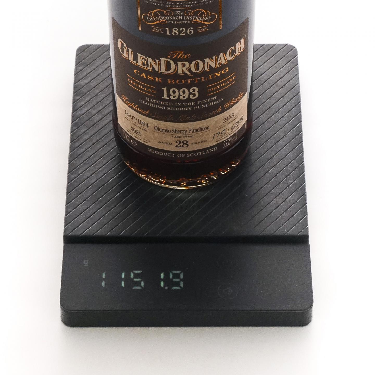 Glendronach 格兰多纳 28年 1993-2021 雪莉桶#2458