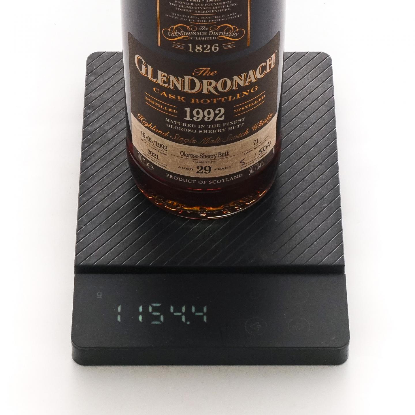 Glendronach 格兰多纳 29年 1992-2021 雪莉桶#71