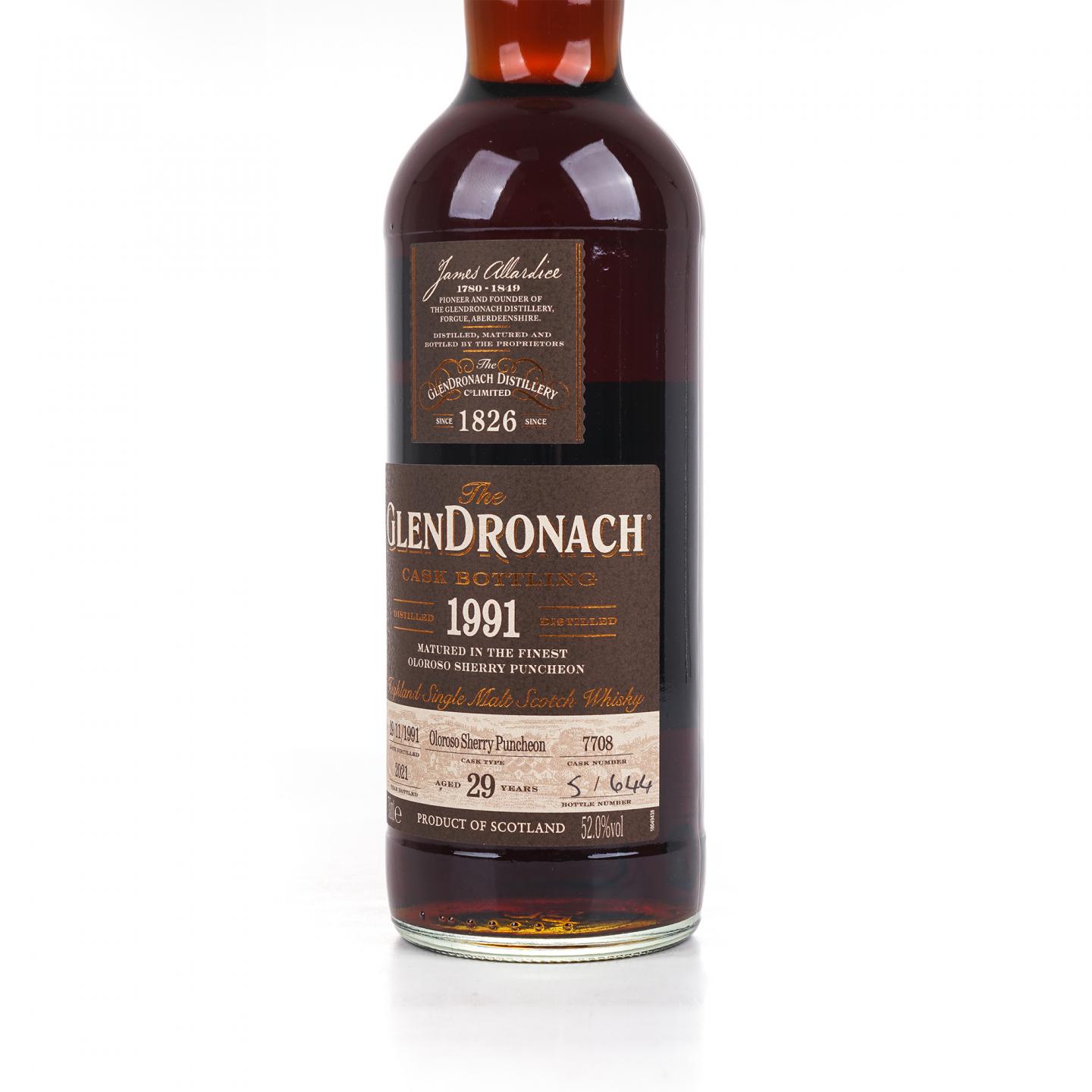 Glendronach 格兰多纳 29年 1991-2021 雪莉桶#7708