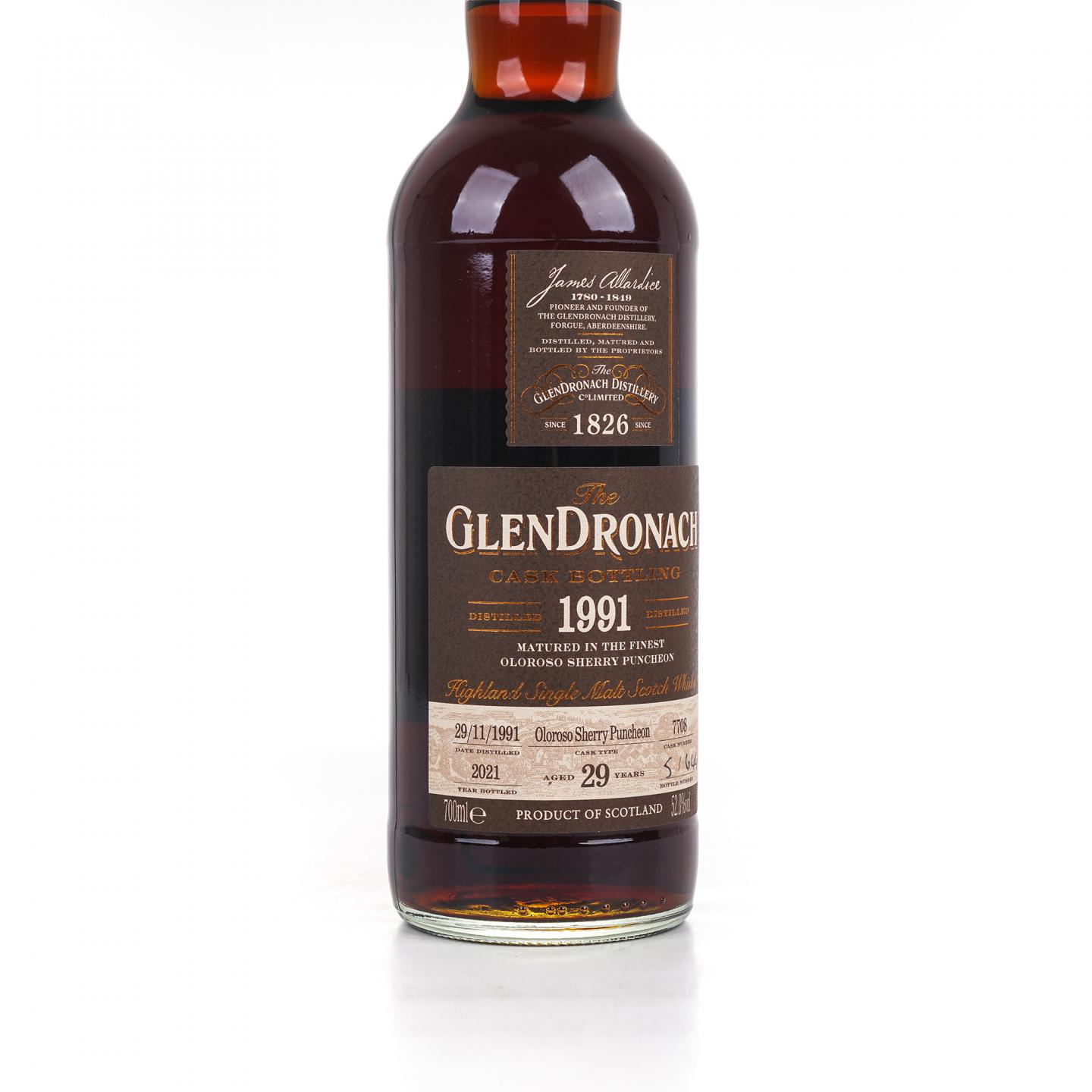 Glendronach 格兰多纳 29年 1991-2021 雪莉桶#7708