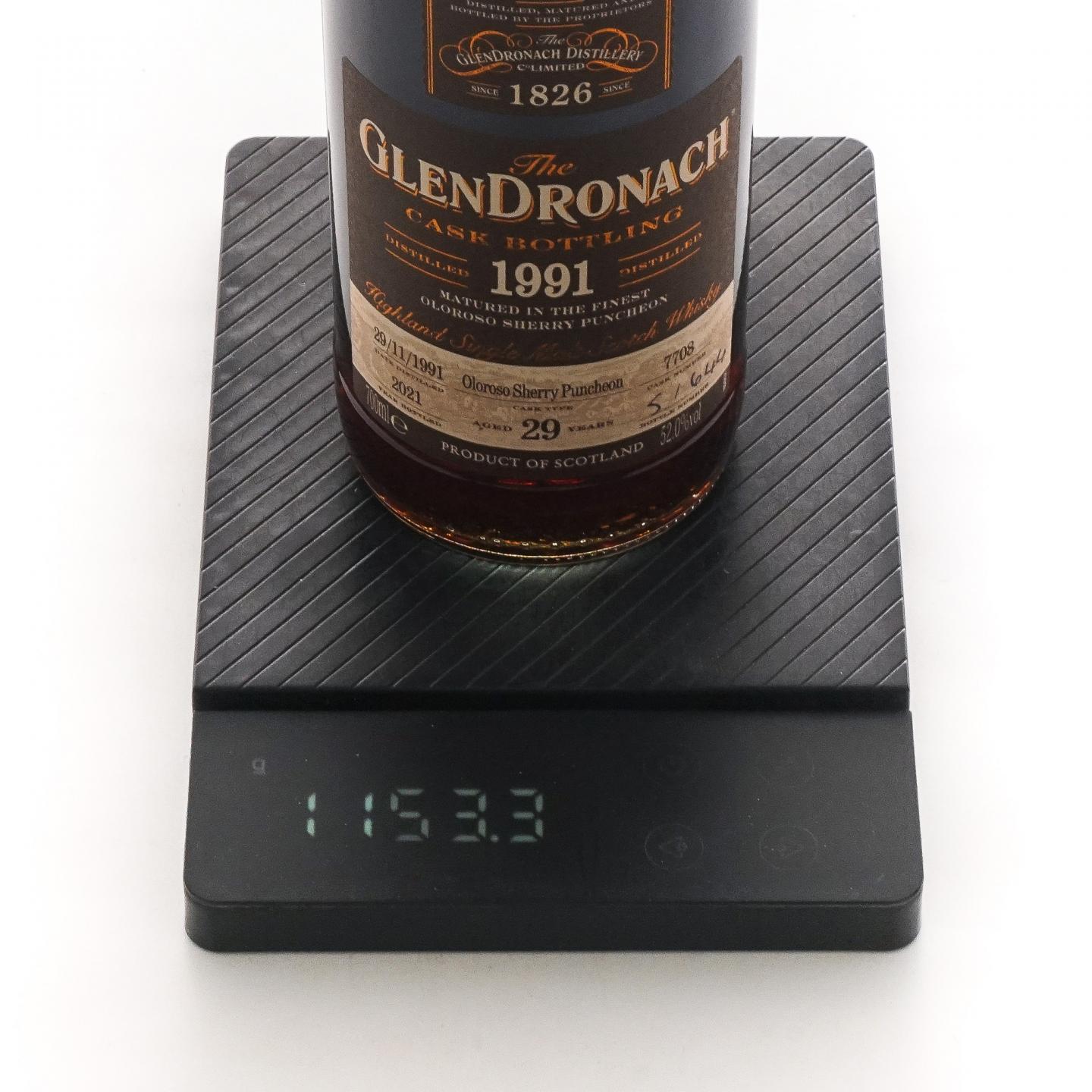 Glendronach 格兰多纳 29年 1991-2021 雪莉桶#7708