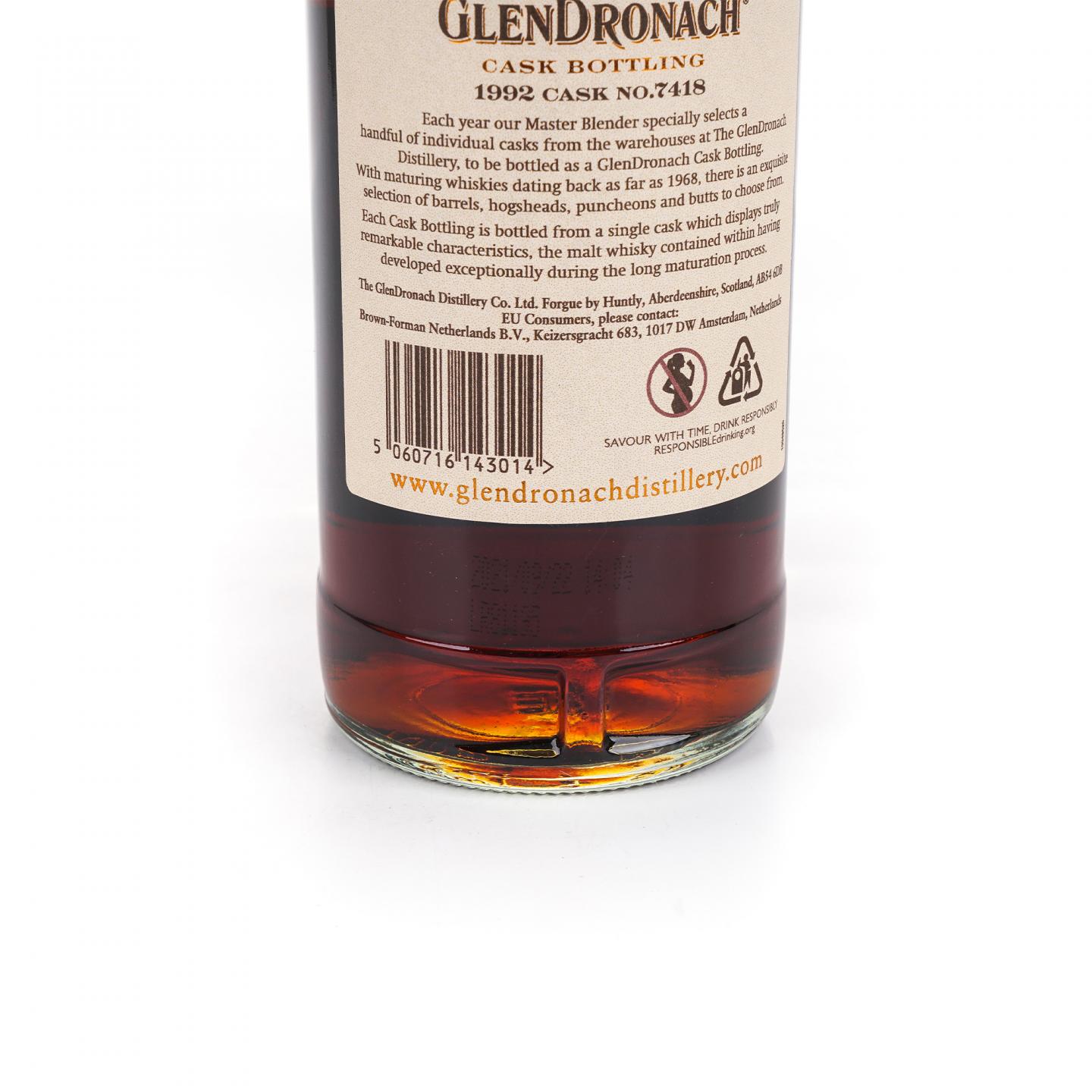 Glendronach 格兰多纳 28年 1992-2021 雪莉桶#7418