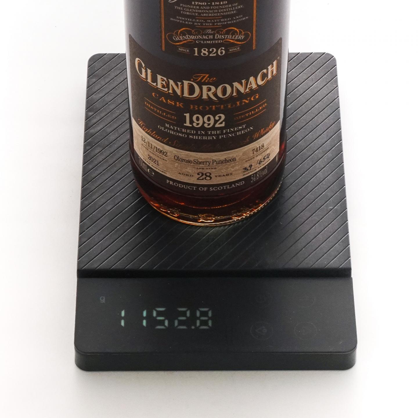 Glendronach 格兰多纳 28年 1992-2021 雪莉桶#7418