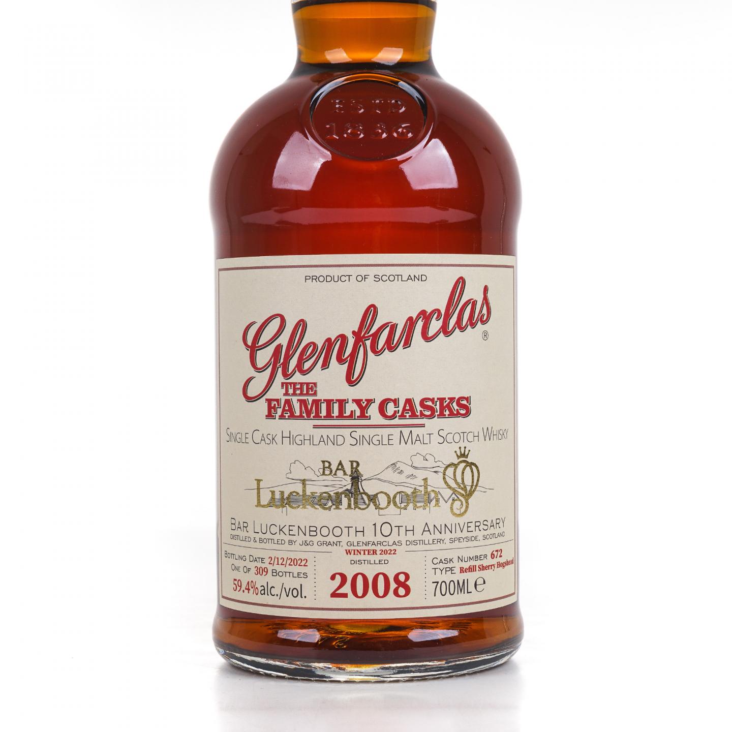 Glenfarclas 格兰花格 2008-2022 家族桶#672
