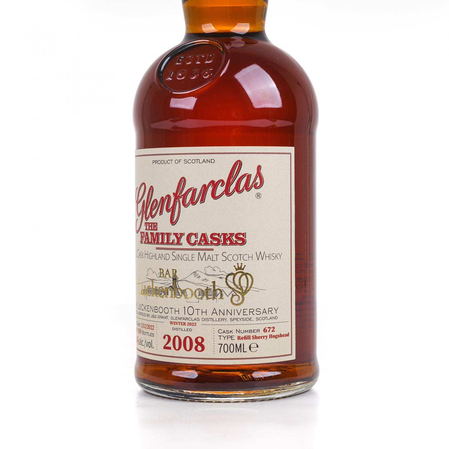 Glenfarclas 格兰花格 2008-2022 家族桶#672