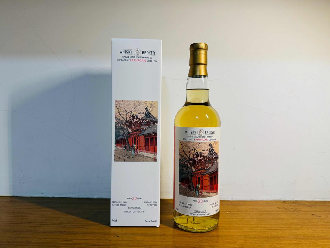 拉弗格2001-2024 22年「春」波本桶单桶单一麦芽威士忌