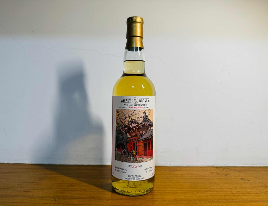 拉弗格2001-2024 22年「春」波本桶单桶单一麦芽威士忌