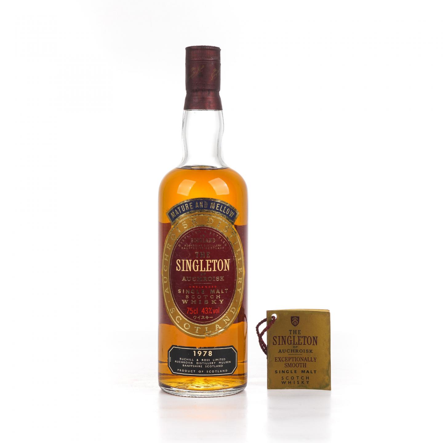 Auchroisk 奥克罗斯克 1978-1991 Singleton 750ml