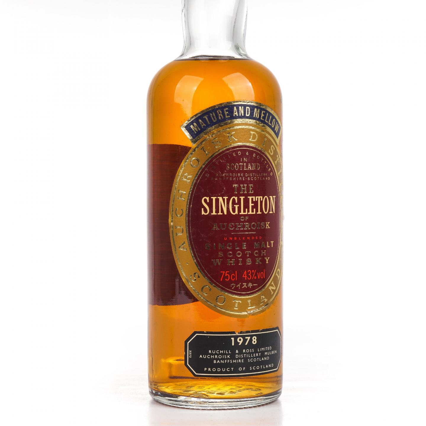 Auchroisk 奥克罗斯克 1978-1991 Singleton 750ml