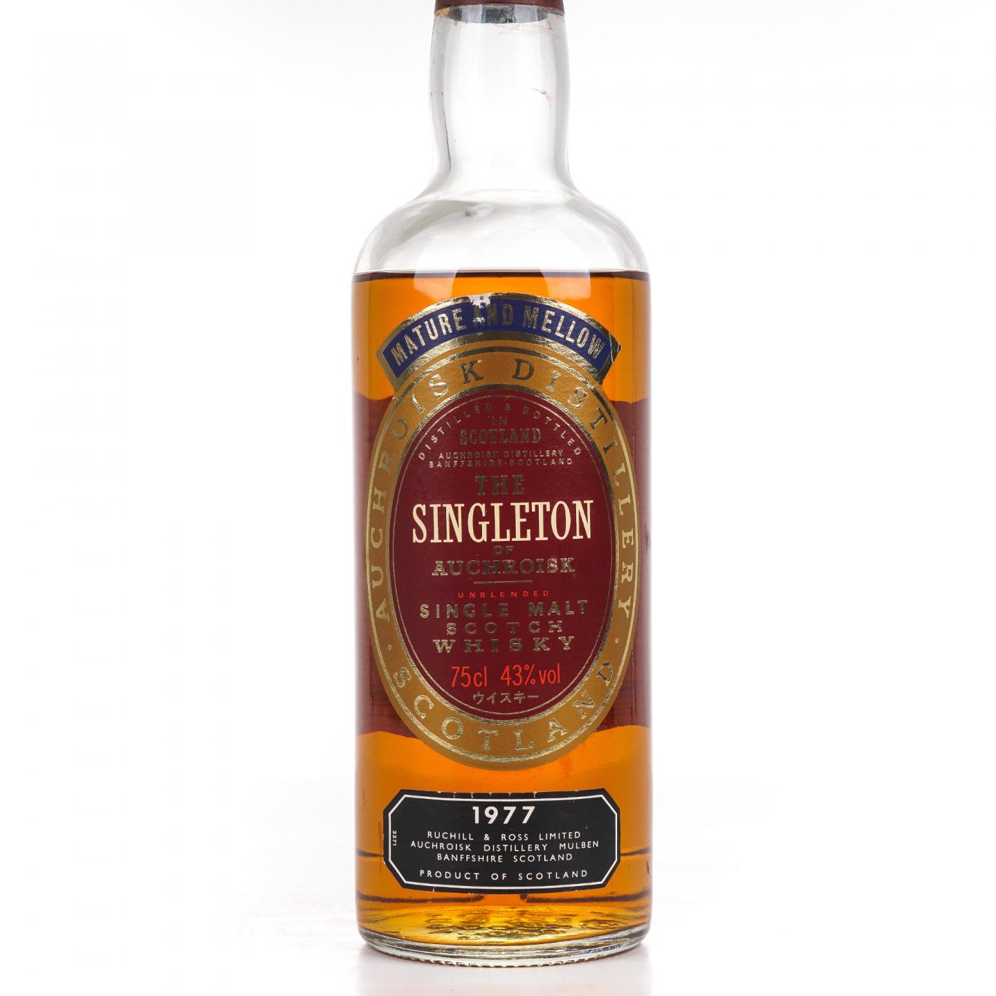 Auchroisk 奥克罗斯克 1977-1990 Singleton 750ml