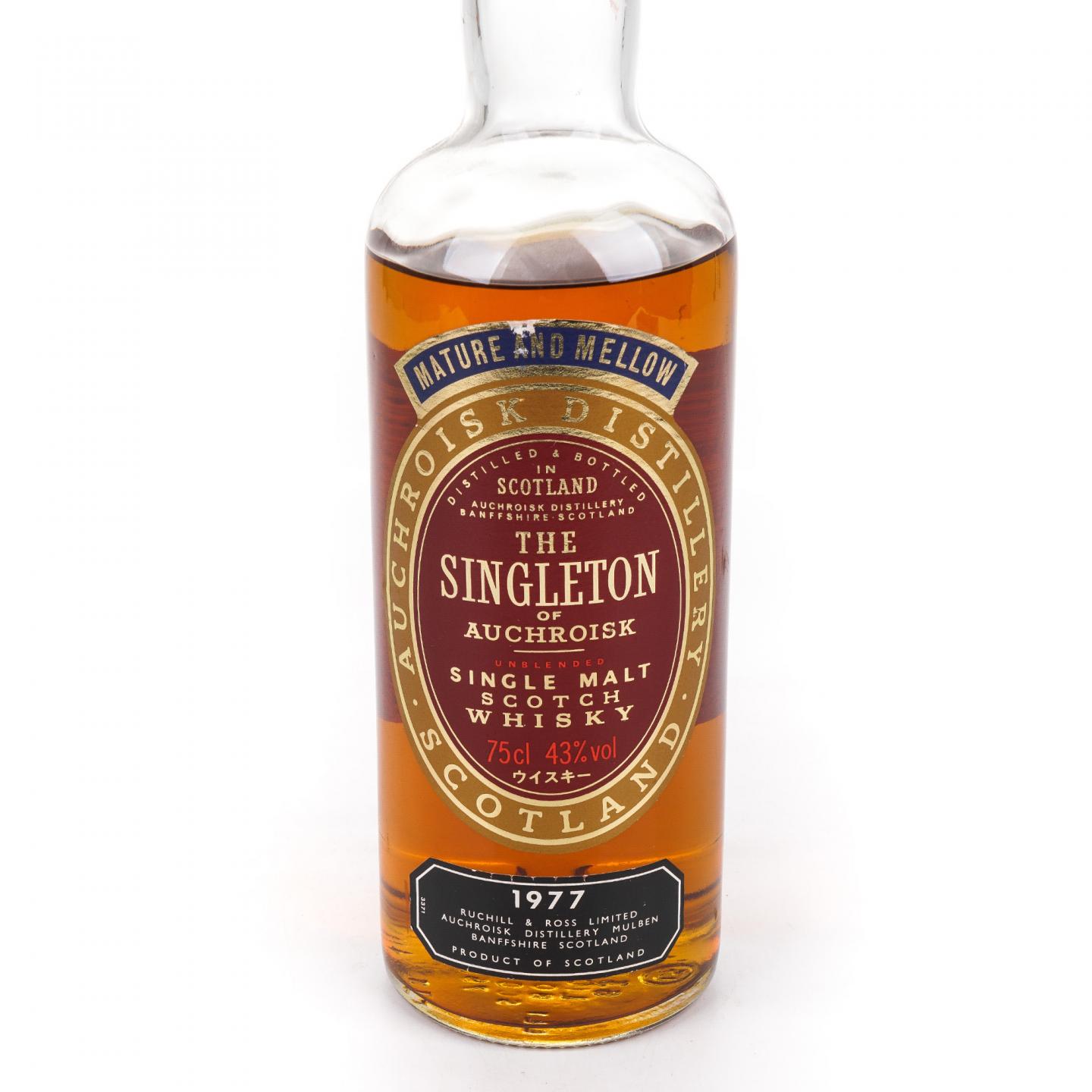 Auchroisk 奥克罗斯克 1977-1990 Singleton 750ml