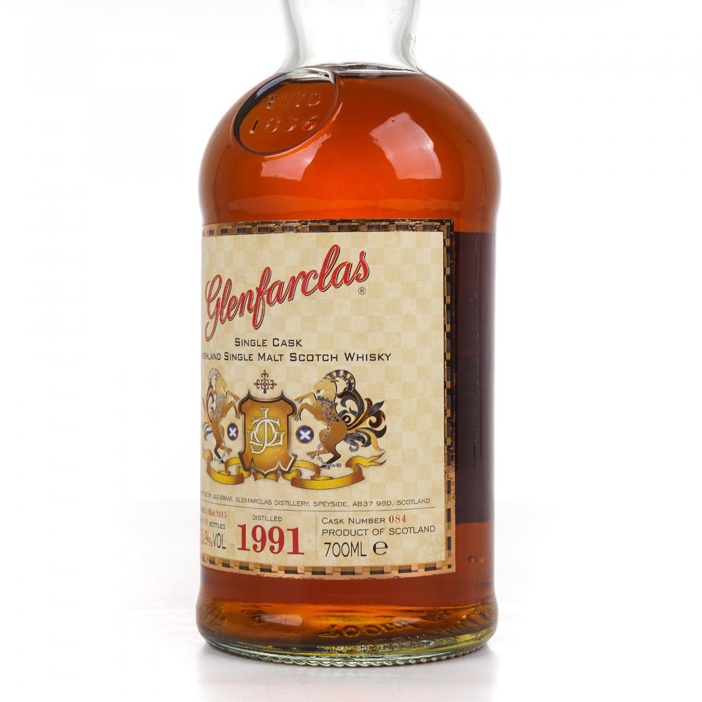Glenfarclas 格兰花格 1991-2015 单桶#084 700ml