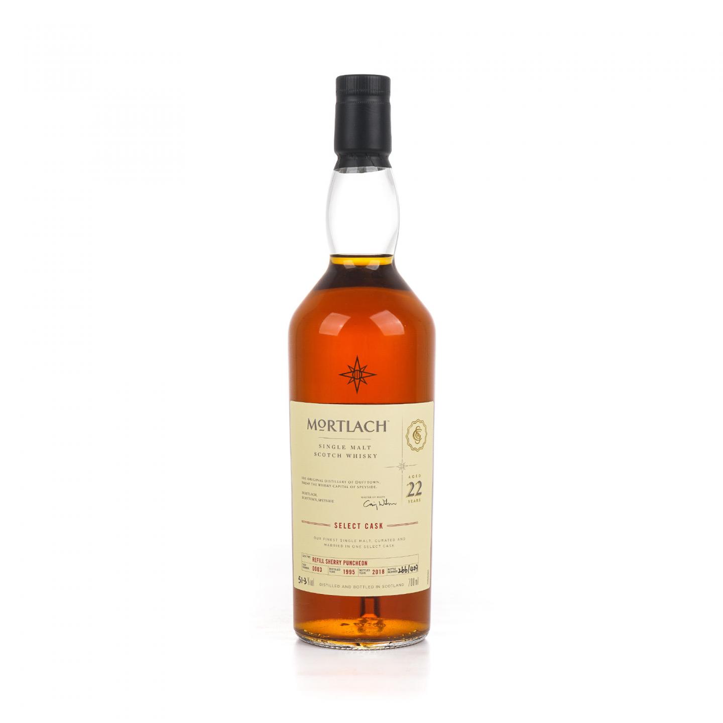 Mortlach 慕赫 22年 1995-2018 星星标 行货