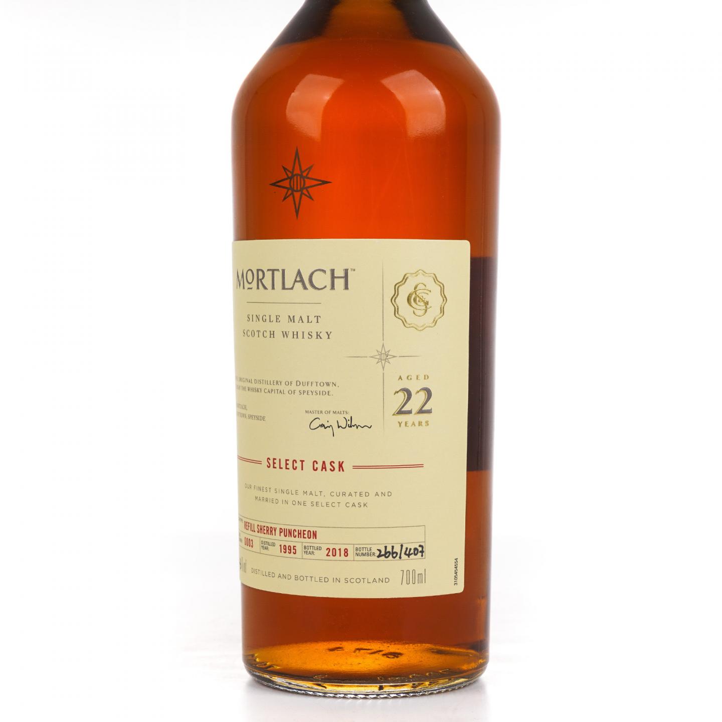 Mortlach 慕赫 22年 1995-2018 星星标 行货