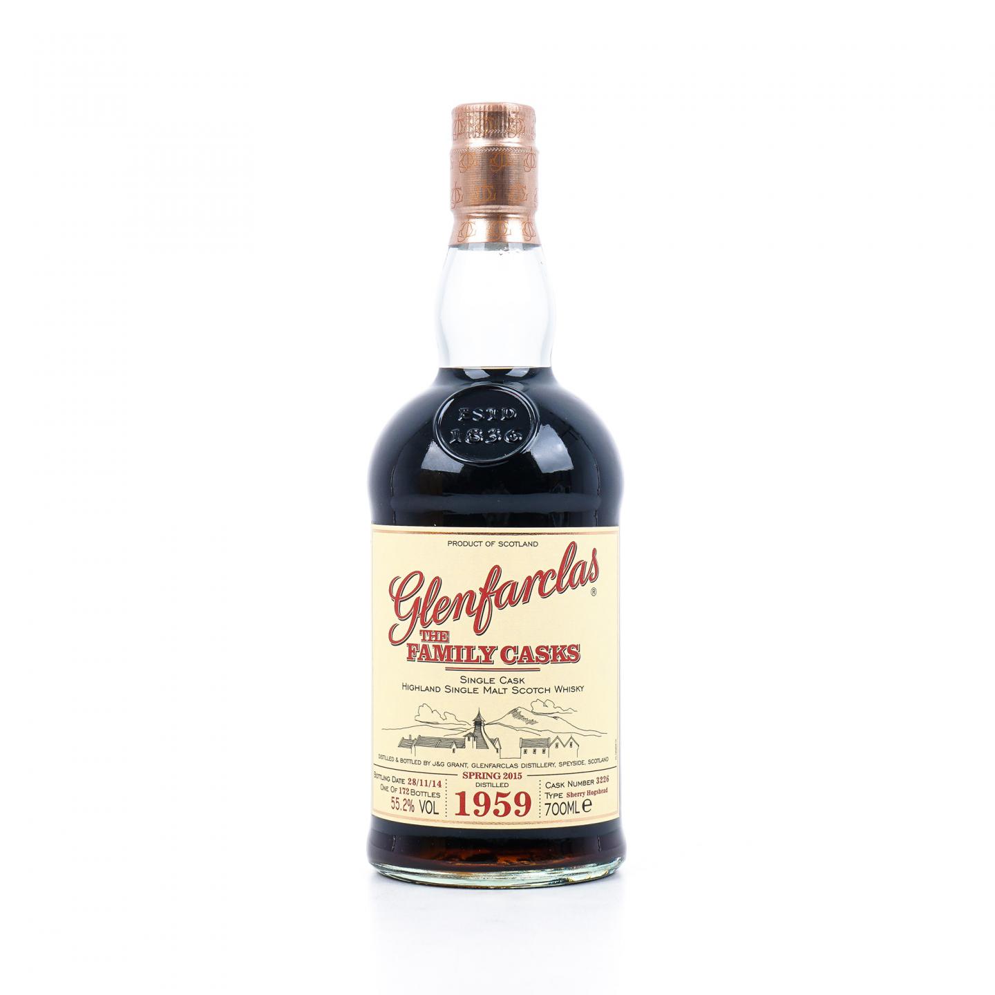 Glenfarclas 格兰花格 1959-2014 家族桶 雪莉单桶#3226