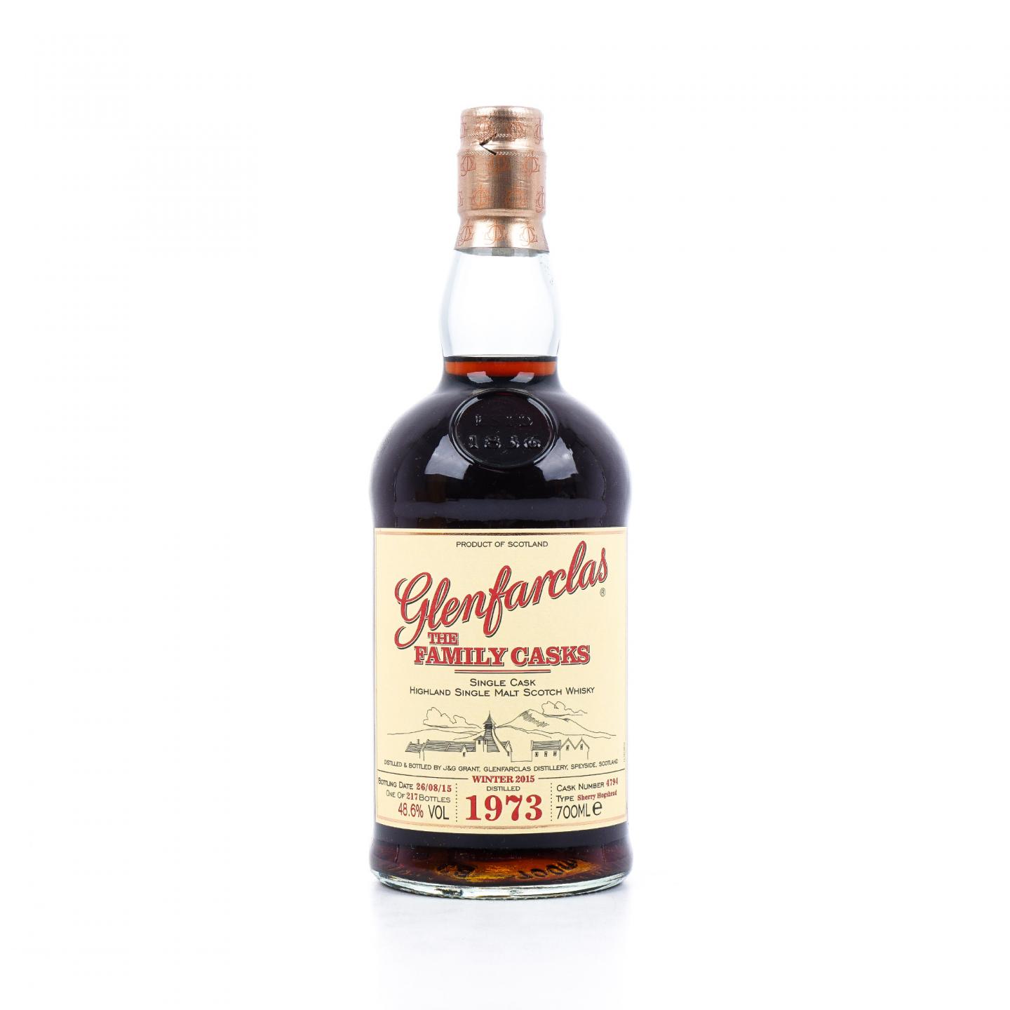 Glenfarclas 格兰花格 1973-2015 家族桶#4794