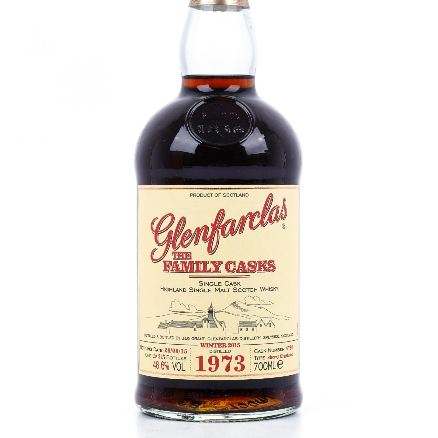 Glenfarclas 格兰花格 1973-2015 家族桶#4794