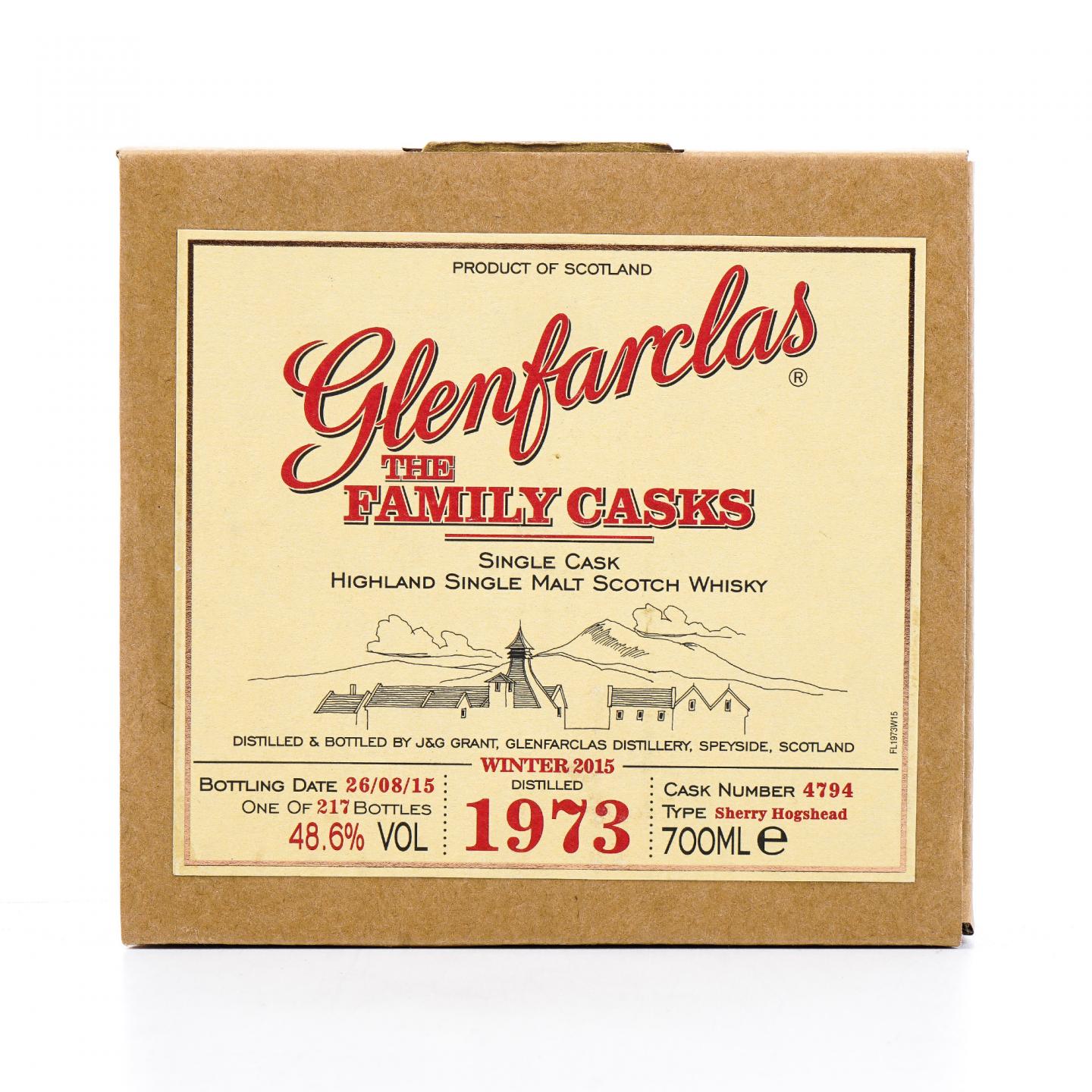 Glenfarclas 格兰花格 1973-2015 家族桶#4794