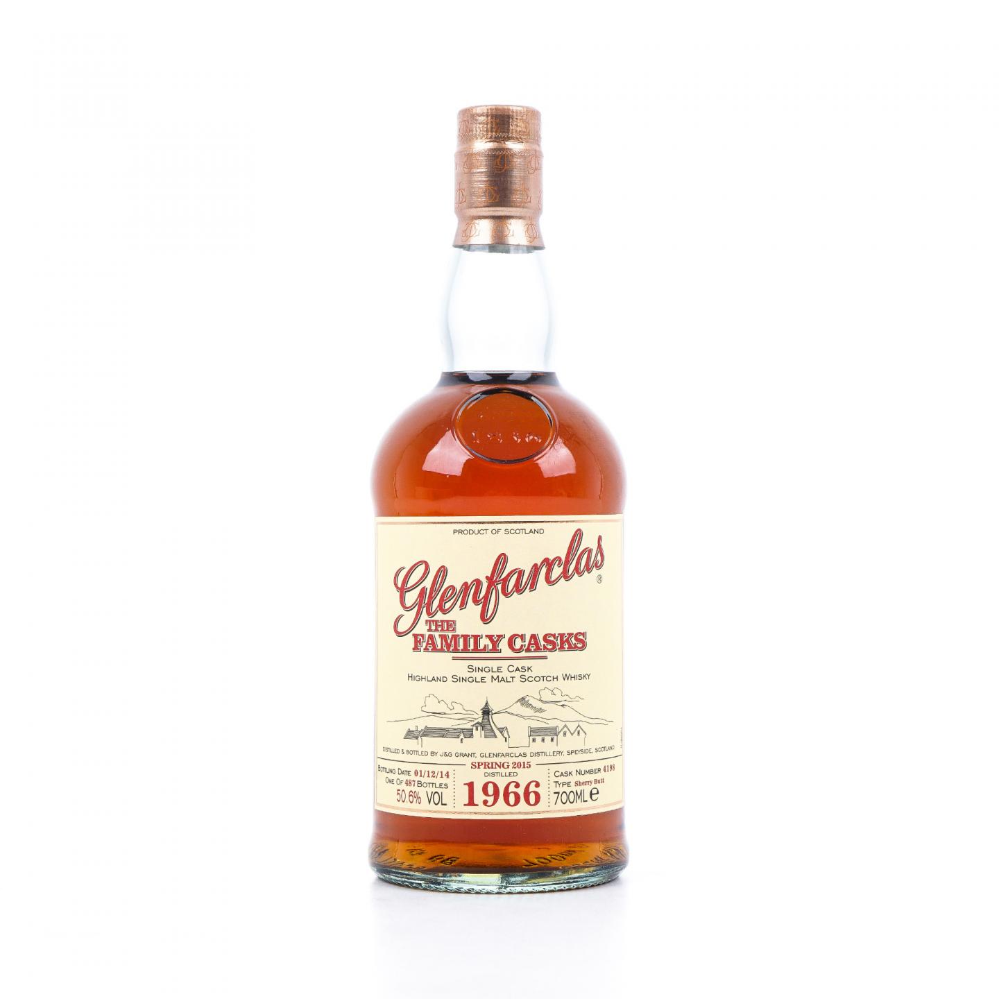 Glenfarclas 格兰花格 1966-2014 家族桶 雪莉单桶#4198